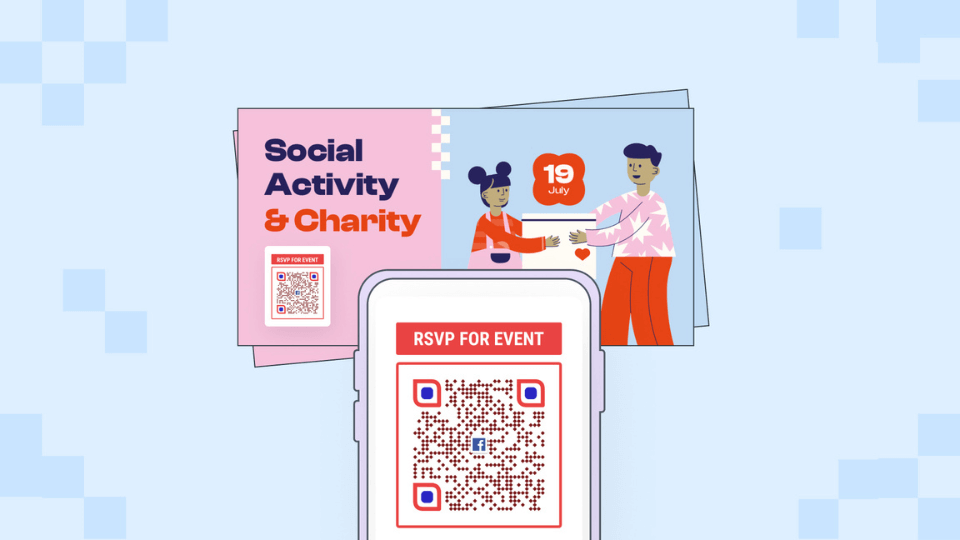 Include a RSVP QR Code in your event invitations for the charity