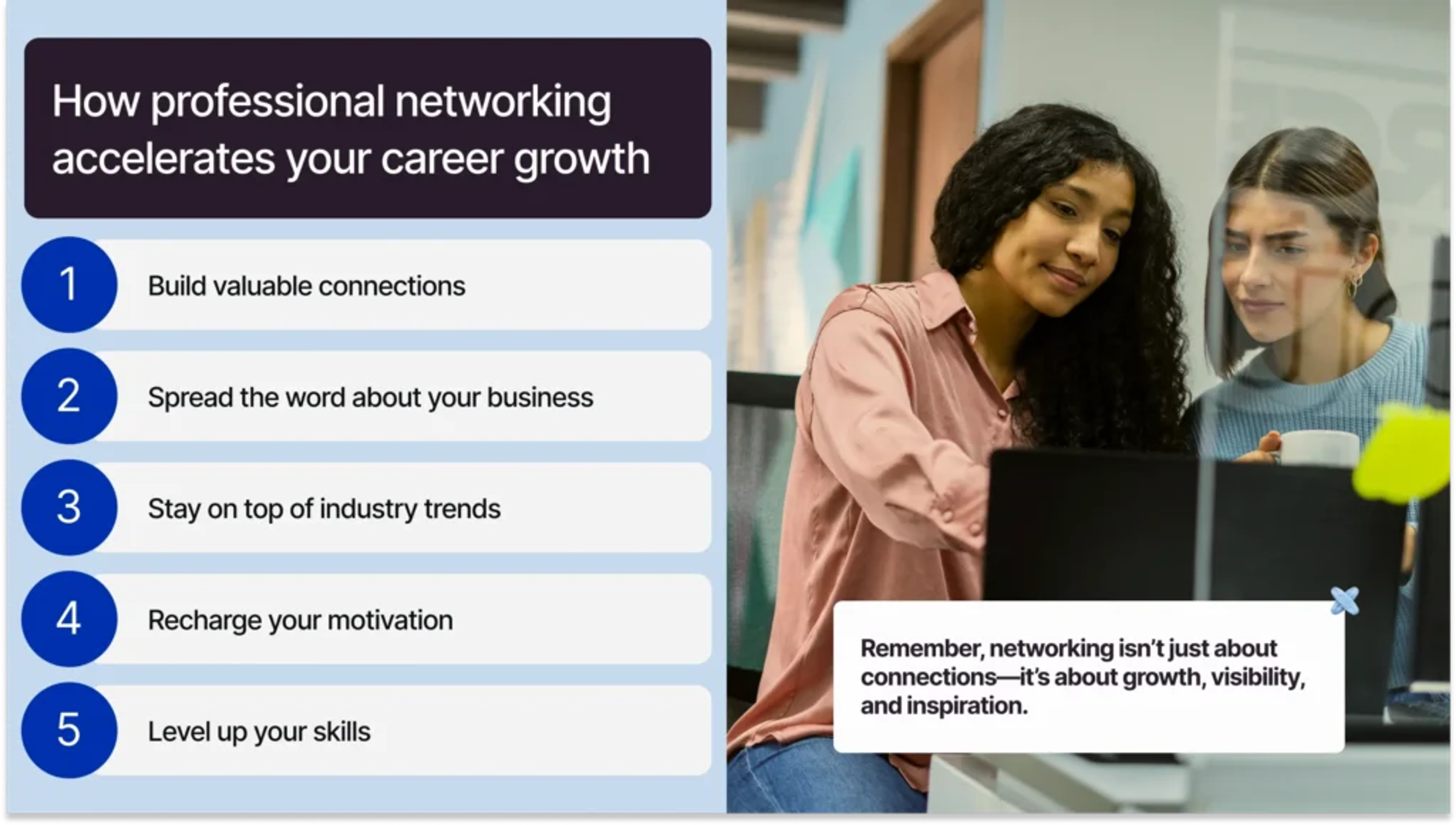How does professional networking helps in your career growth
