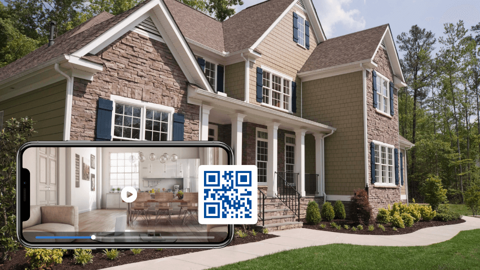 Offer virtual tours of the real estate site with video QR Codes