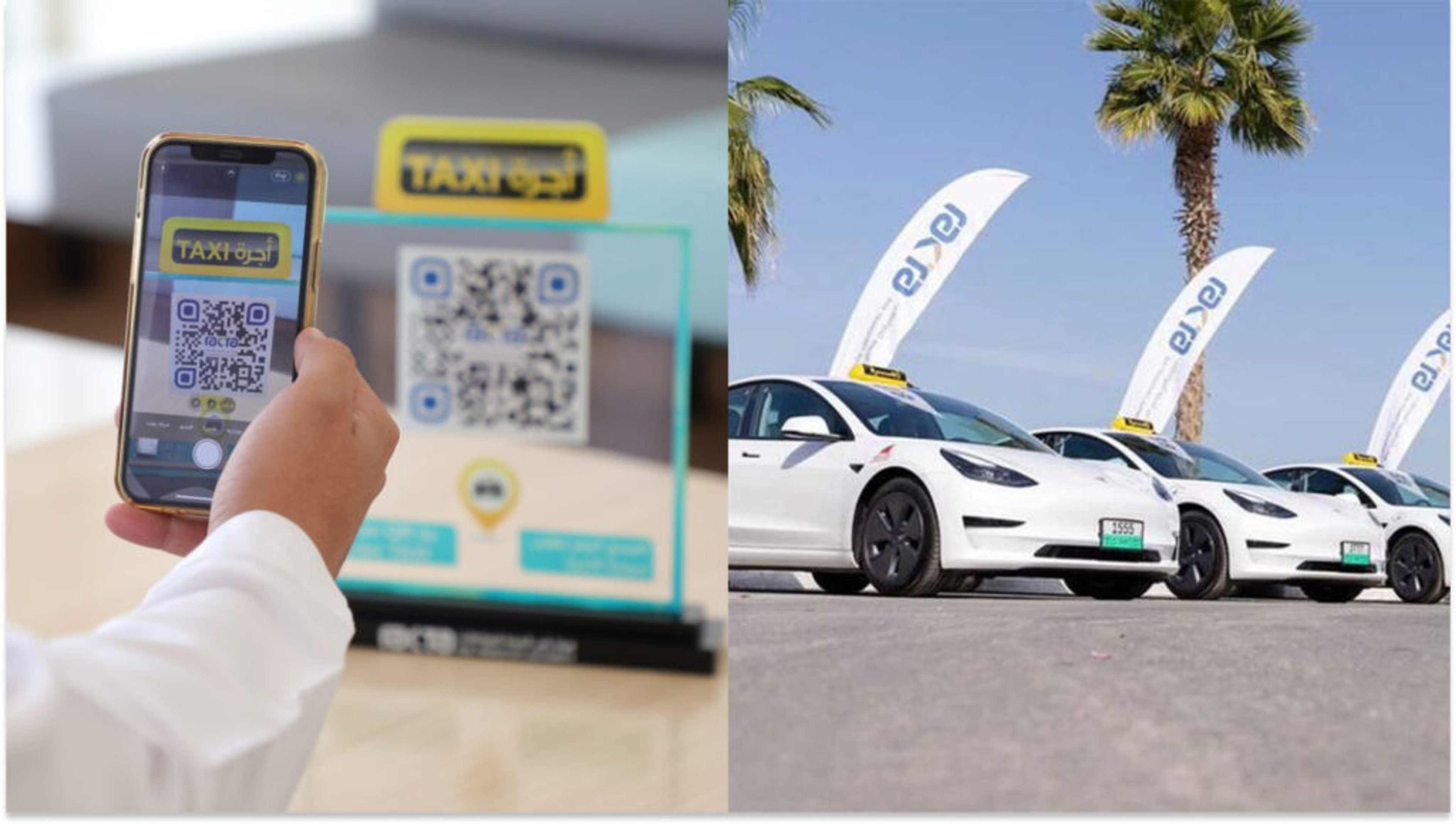 RAKTA QR code taxis