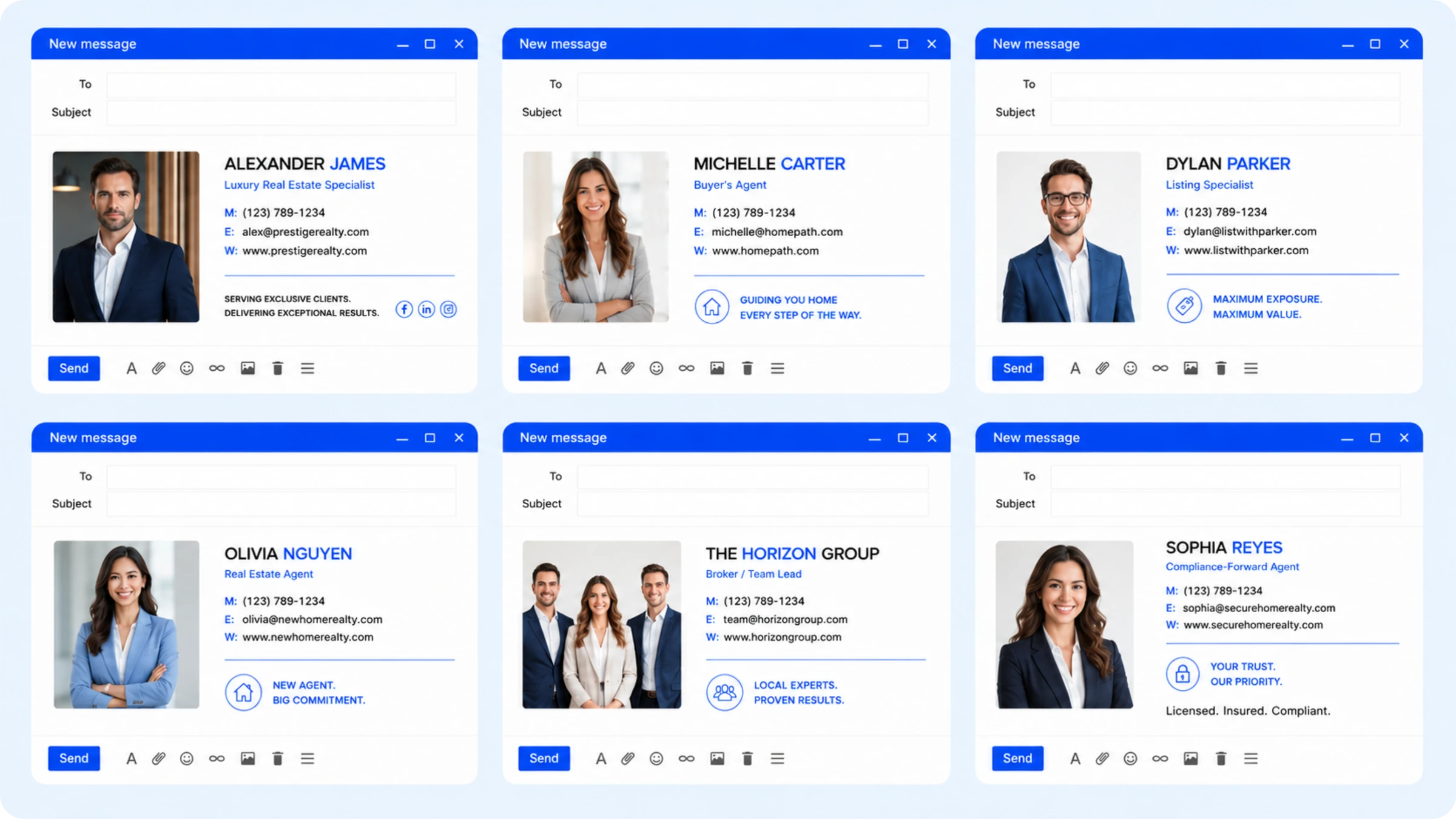 realtor email templates