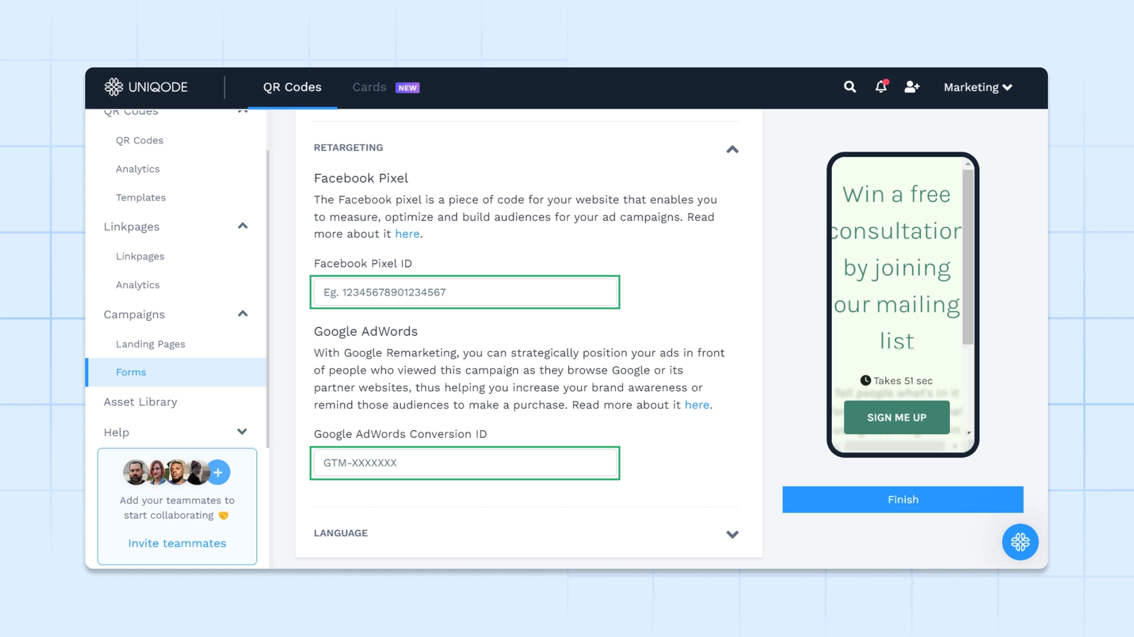 retargeting-with-Uniqode