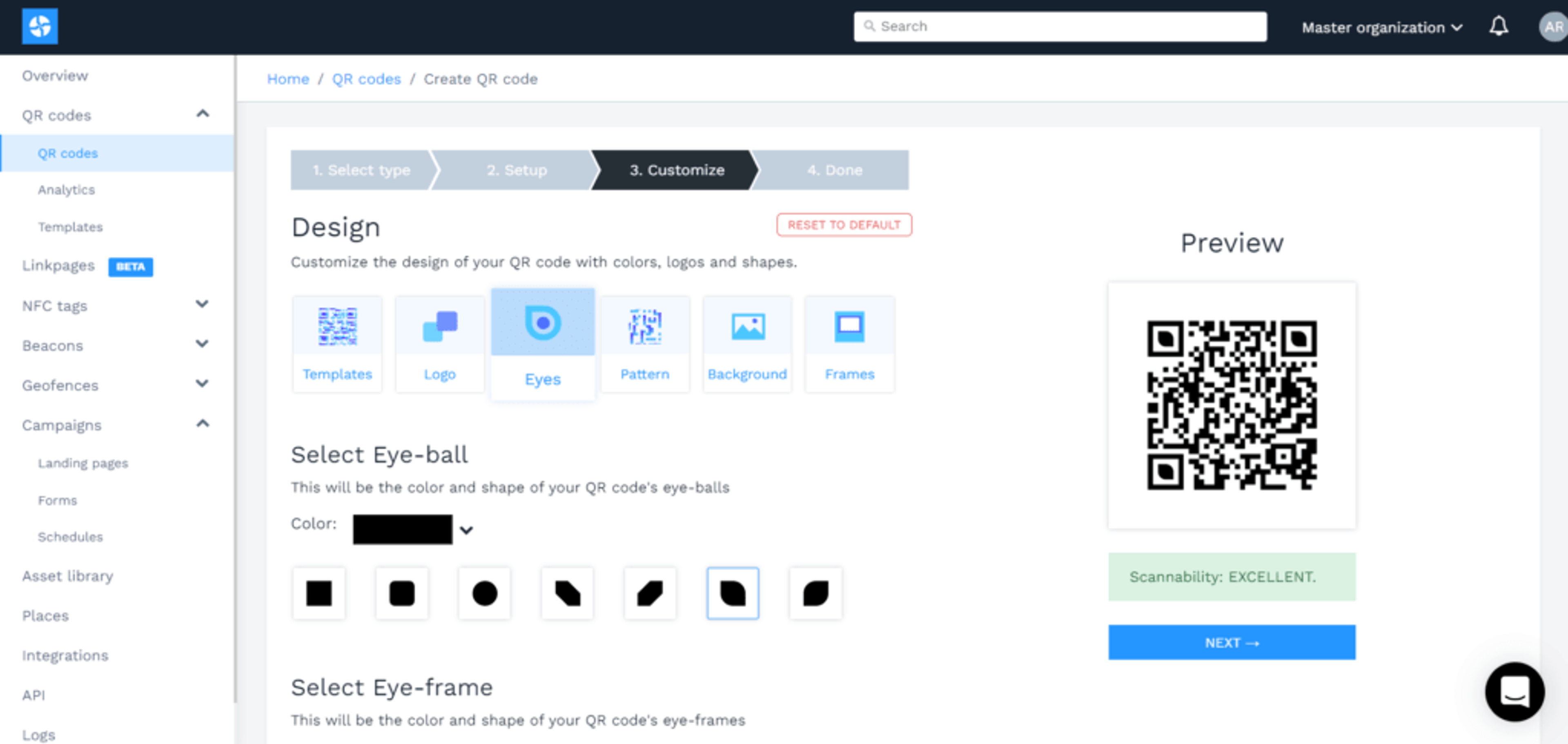 Customize your QR Code