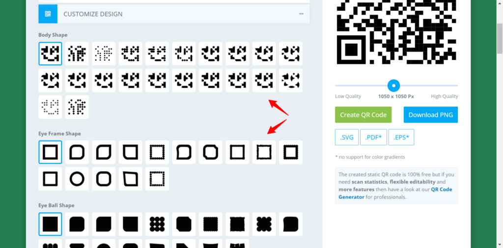 qr code monkey design customization