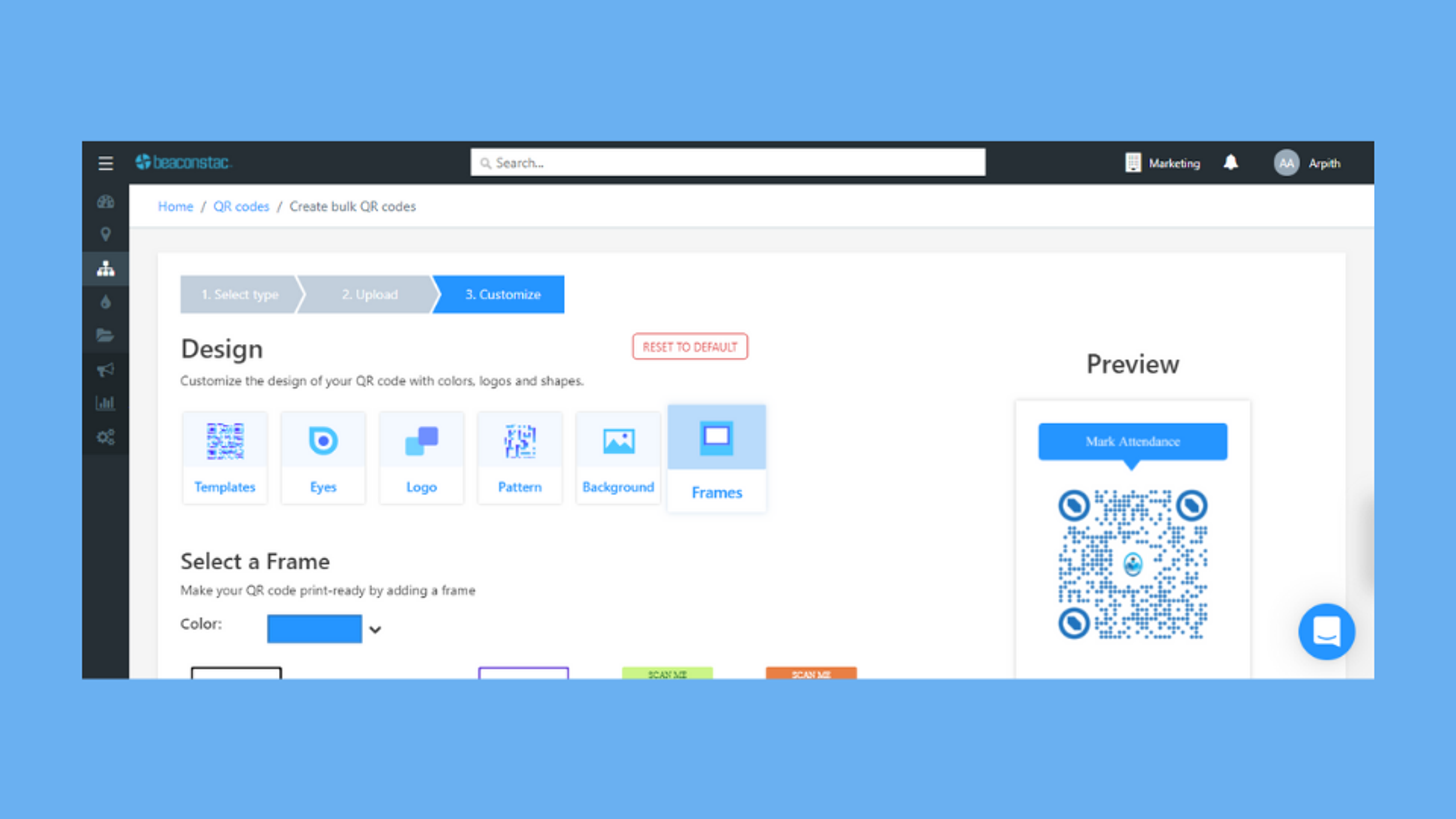 Customize QR Codes to your liking 