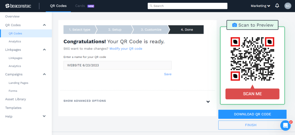 select-qr-code-file-format-and-download