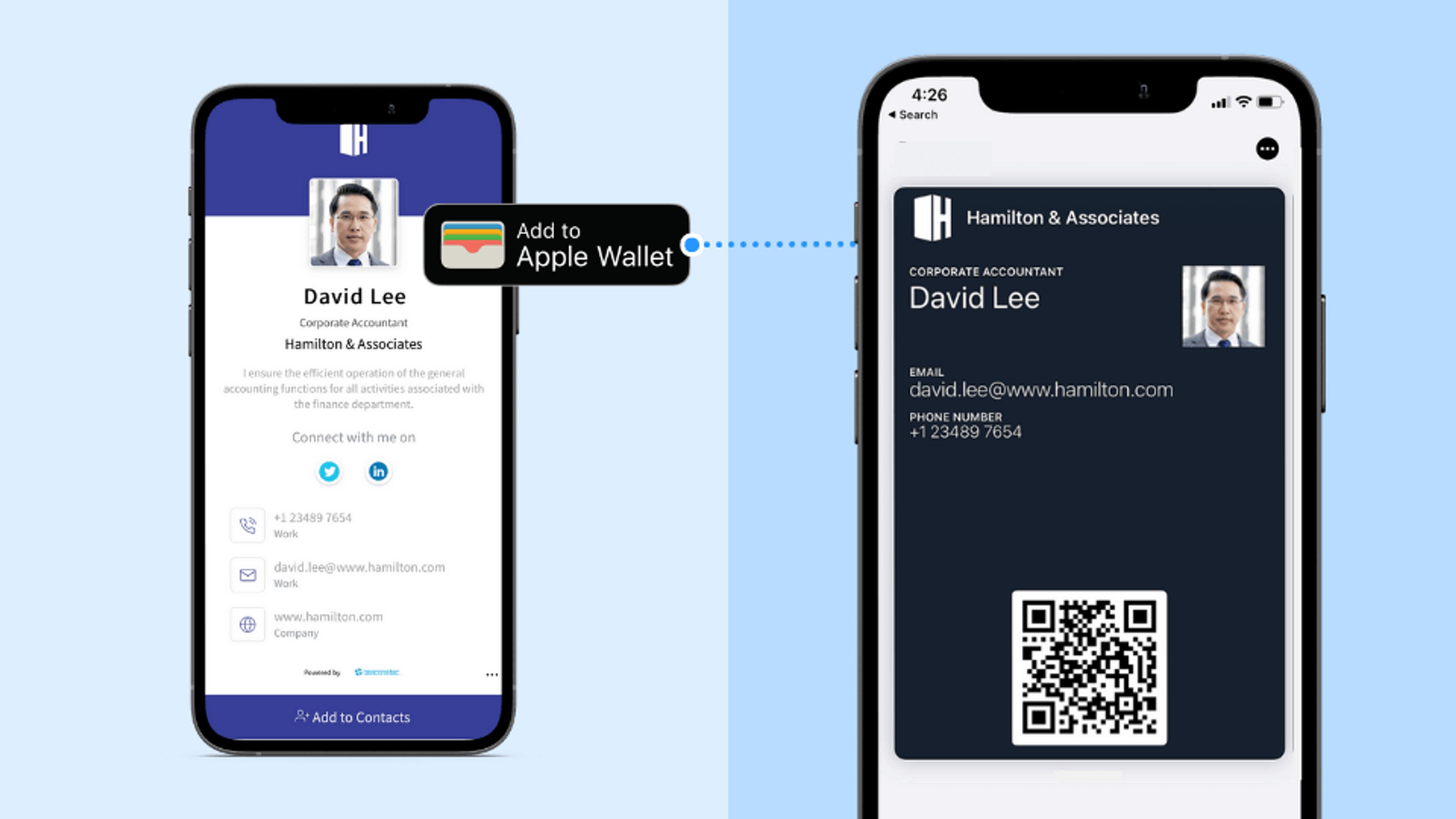 Apple Wallet Business Card feature image