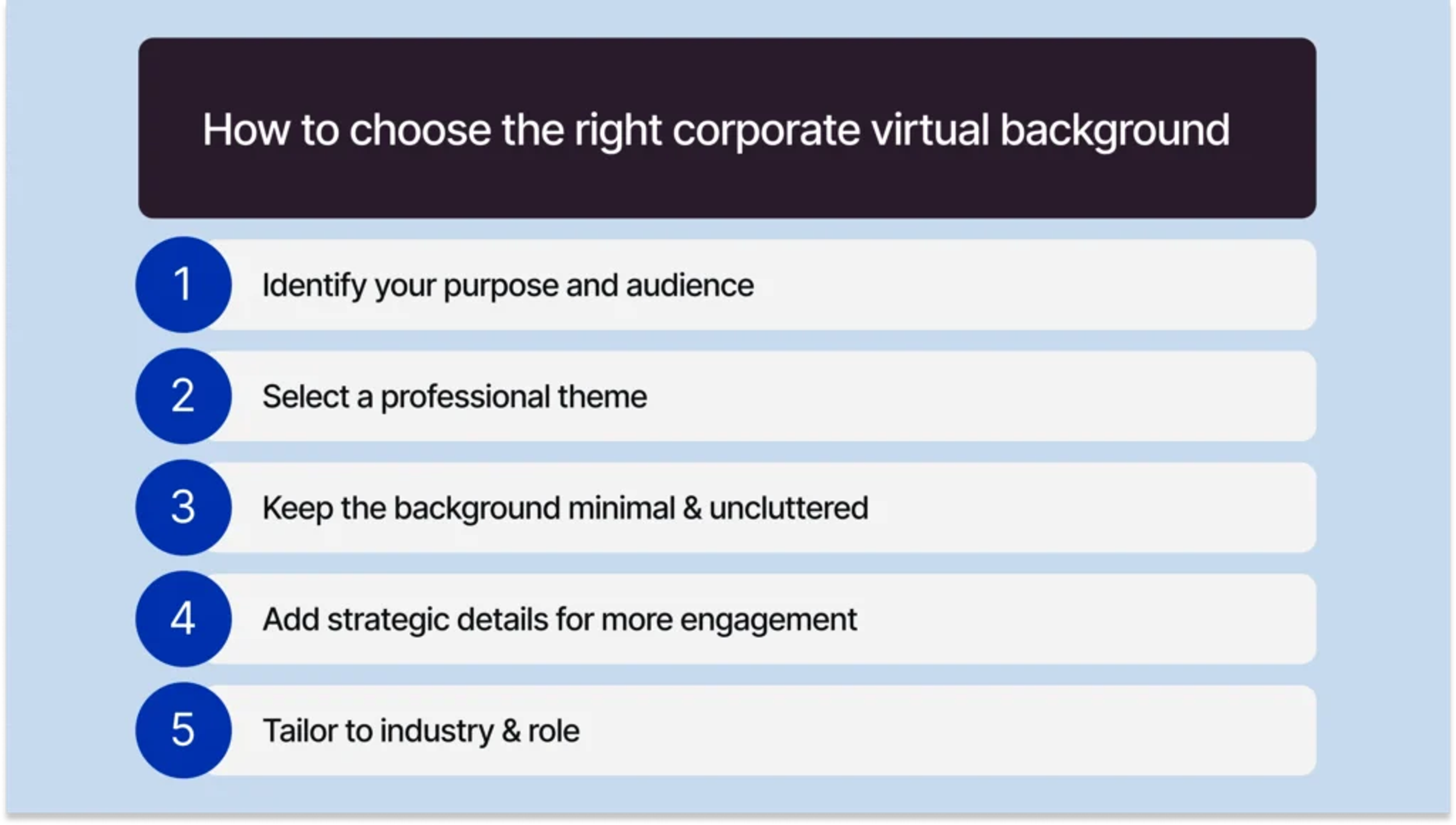 How to choose the right corporate virtual background