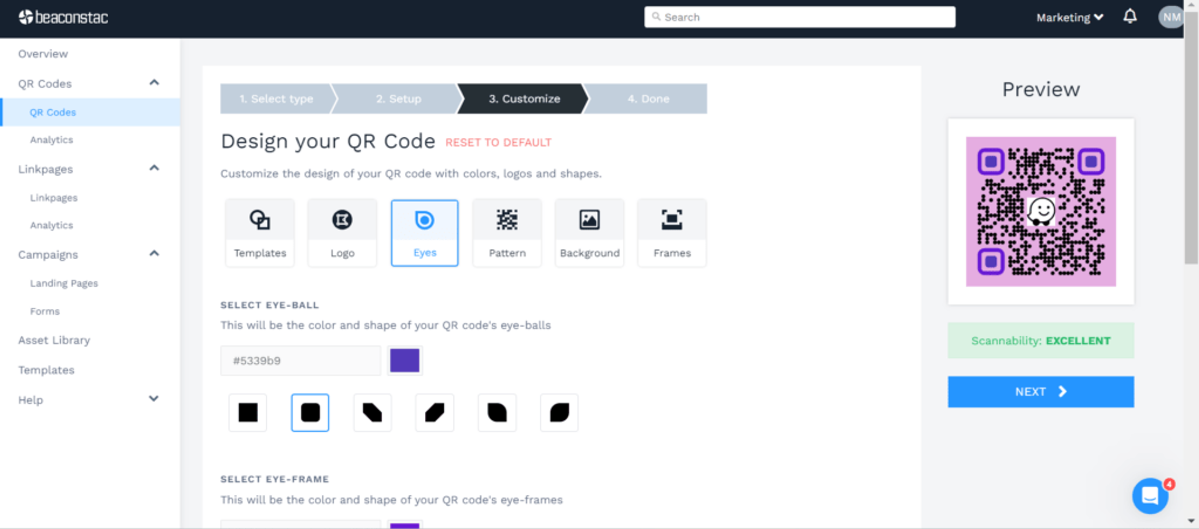 Customize the Waze QR Code and add logo