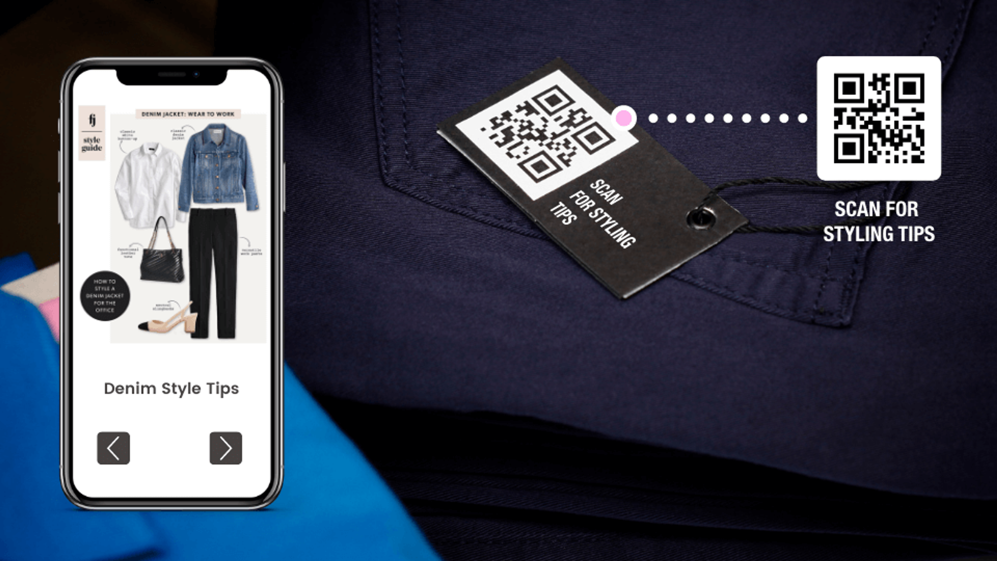 Enhance consumer engagement with QR Codes on clothing labels