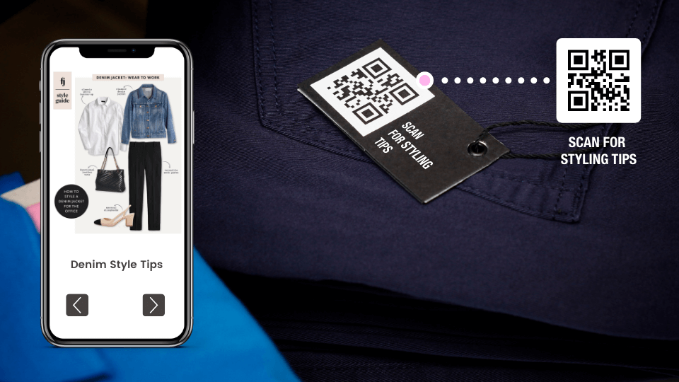 Enhance consumer engagement with QR Codes on clothing labels