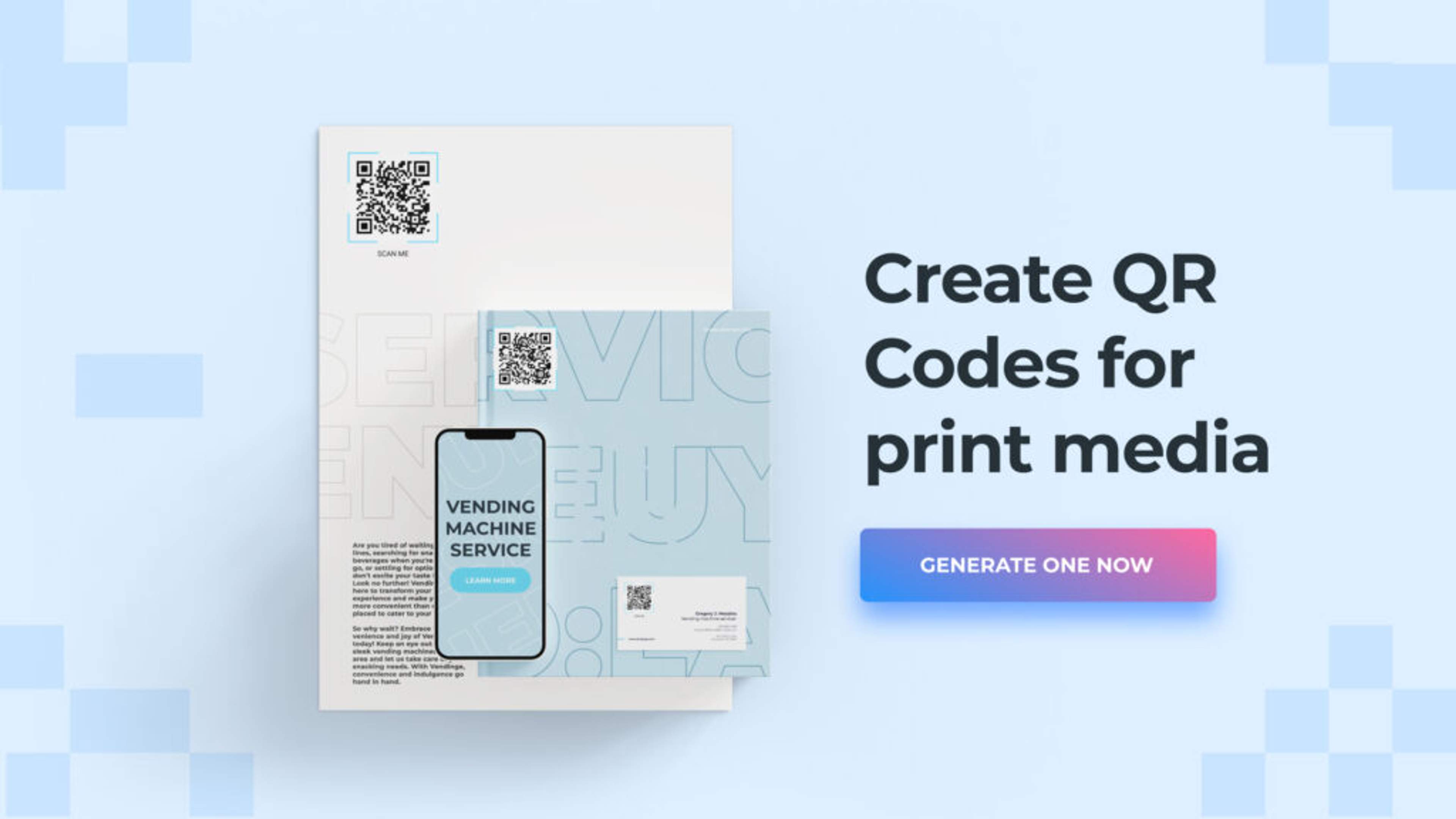 Create QR Codes for print media with Uniqode