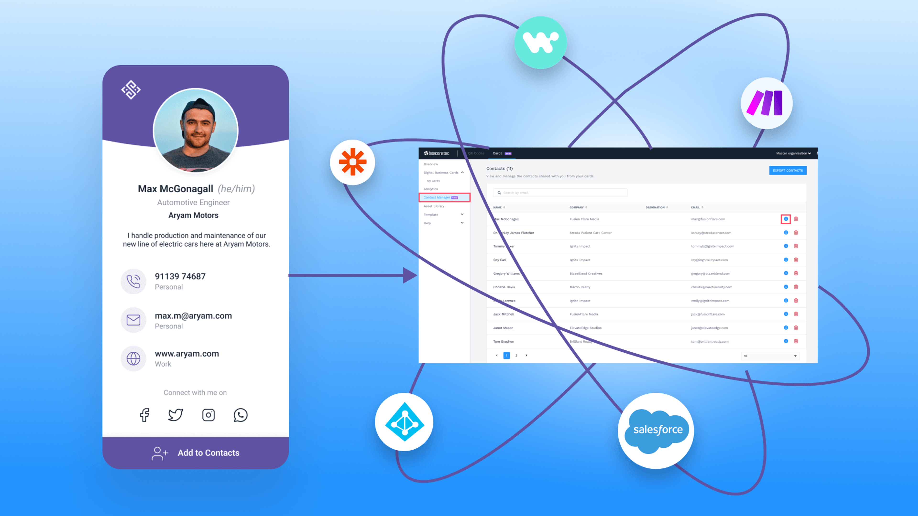 How To Export Your Digital Business Card Leads to a CRM (in 2 Easy Ways)