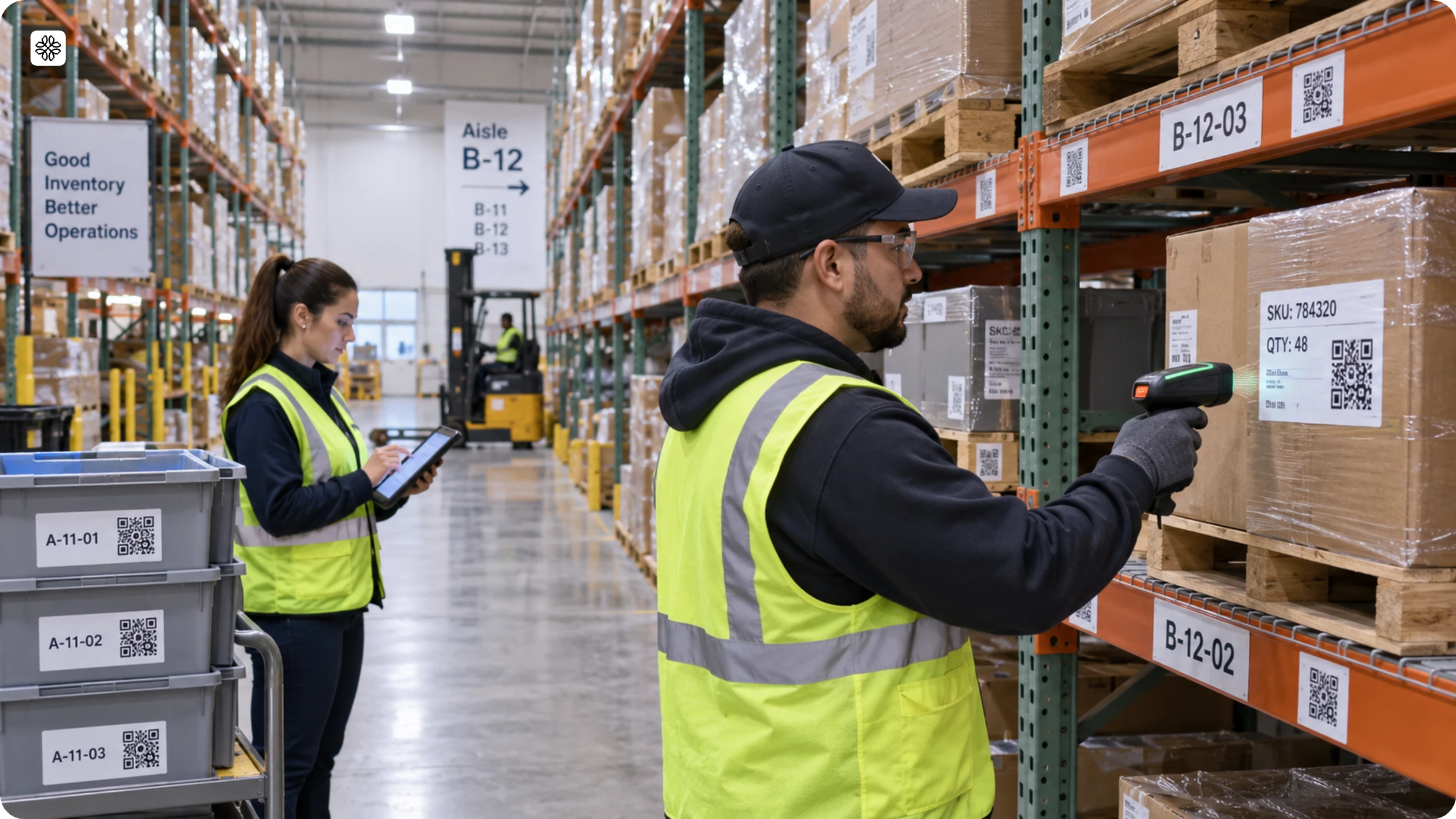 QR Codes for warehousing and inventory managements