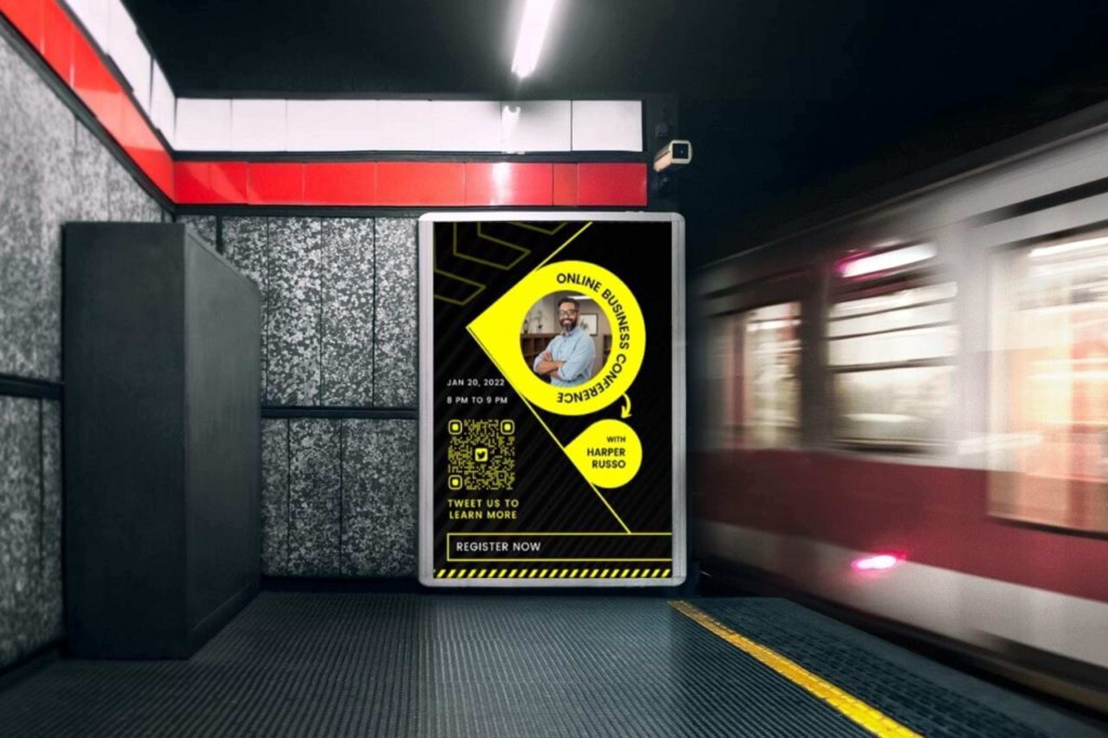 Promote events via Twitter QR Codes to create buzz 