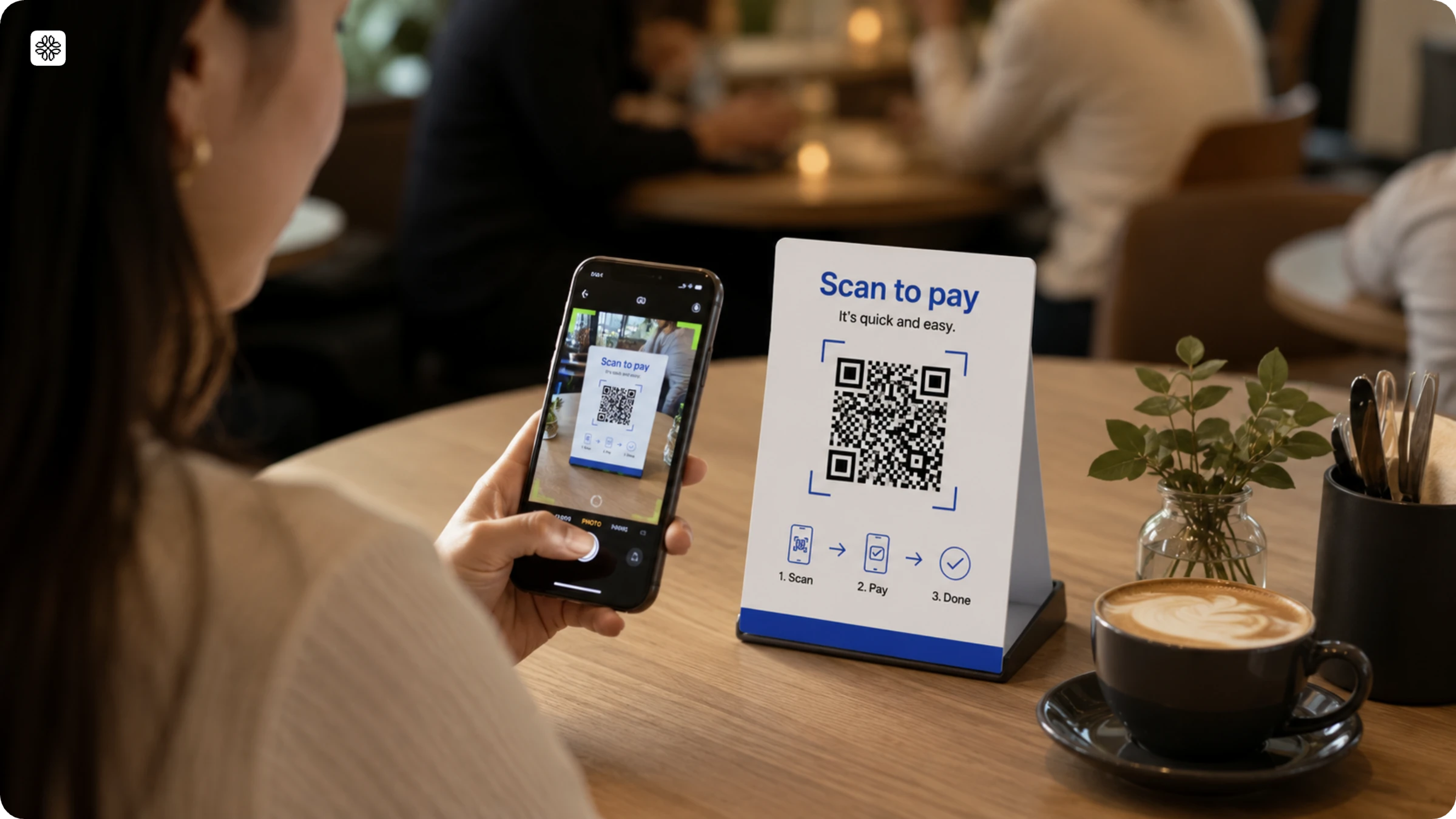 make payment through restaurant QR Code