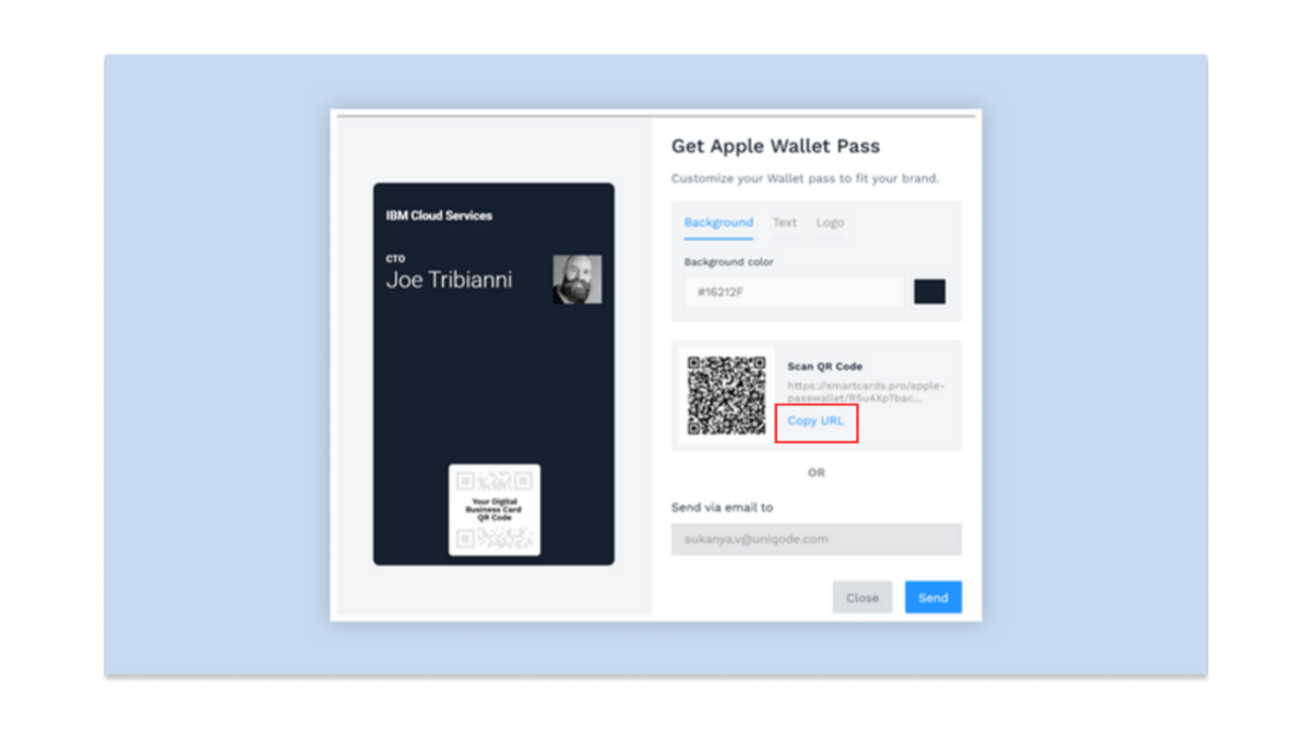 How to Create and Add a Digital Business Card to Apple Wallet | Uniqode ...