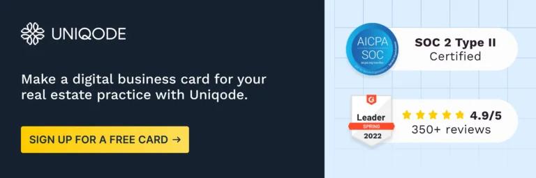 Uniqode digital business cards