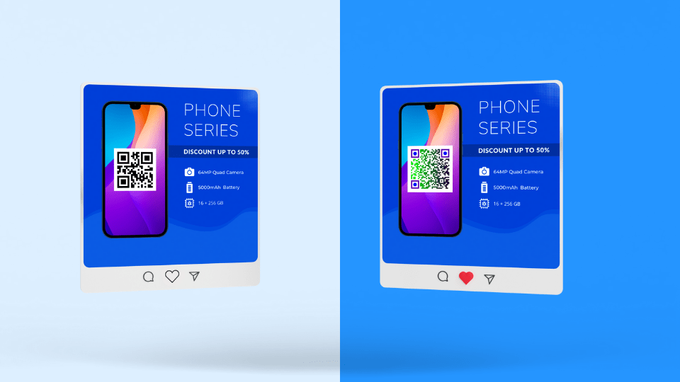 Colored QR Codes elevate brand creatives
