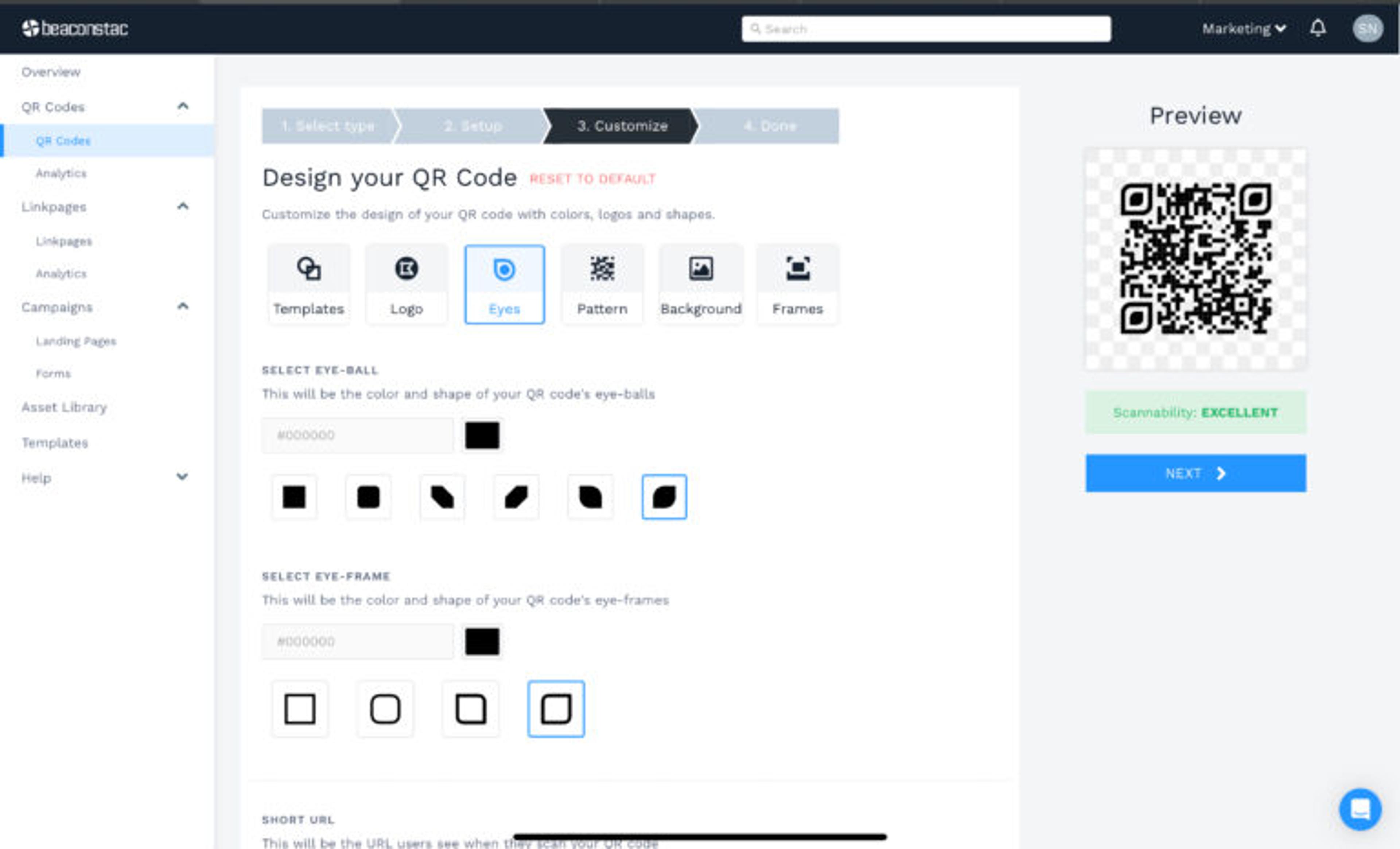 customize onedrive qr code