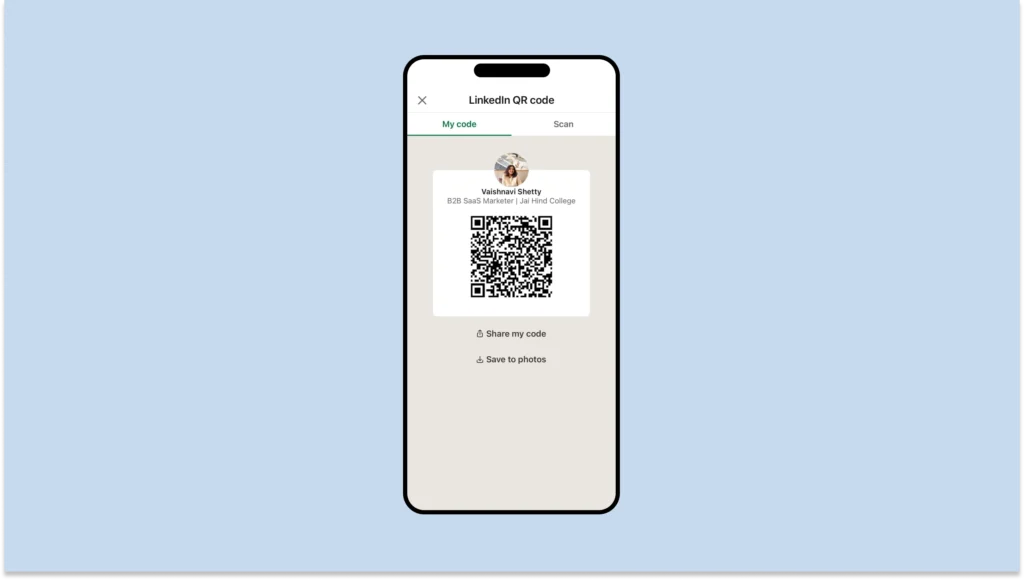 LinkedIn QR Code
