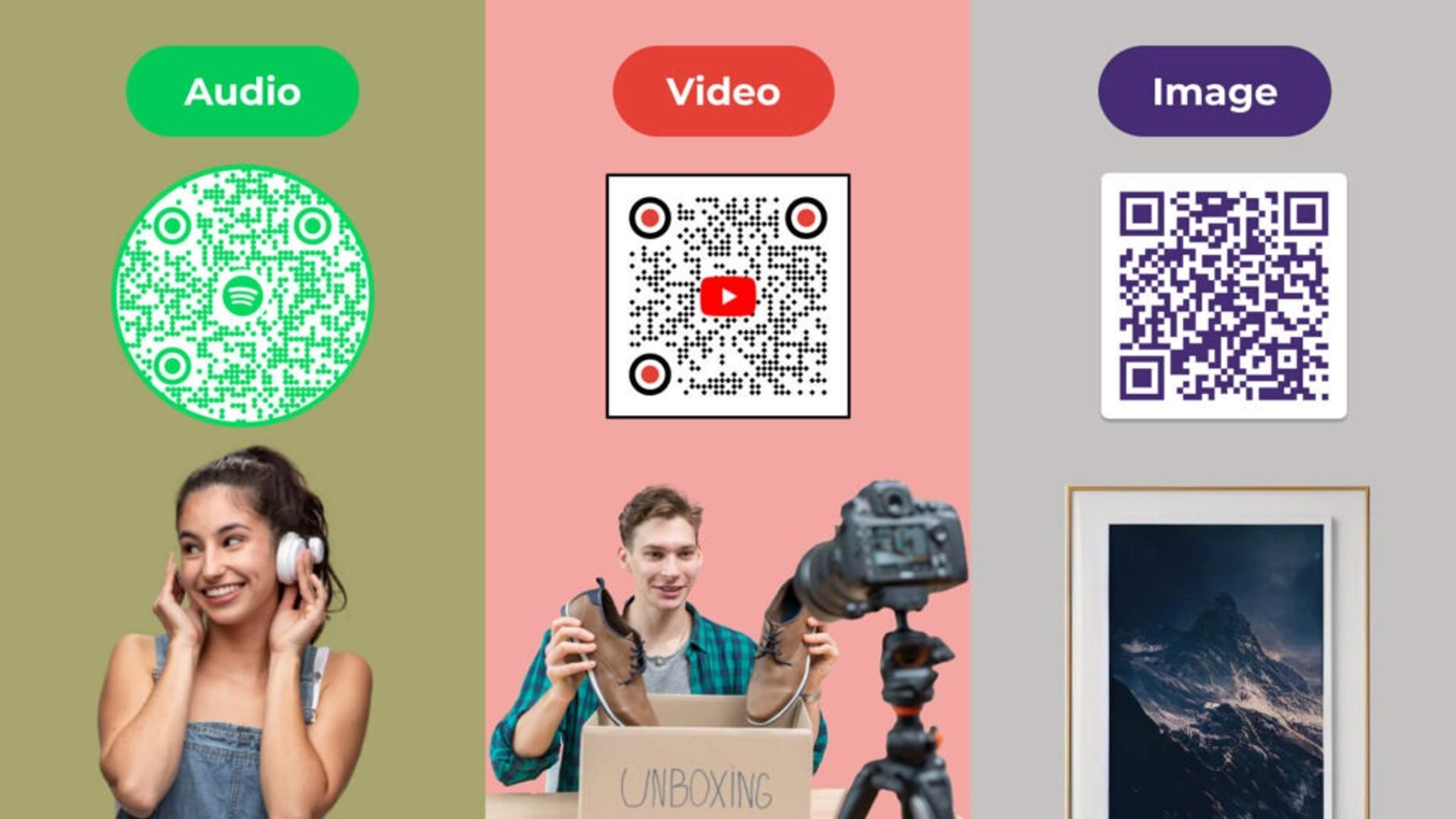 Convert multimedia files to QR Codes with ease