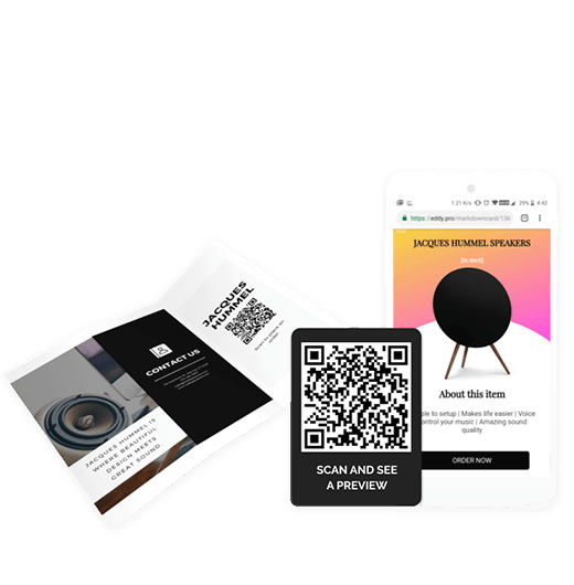 QR Codes on brochures