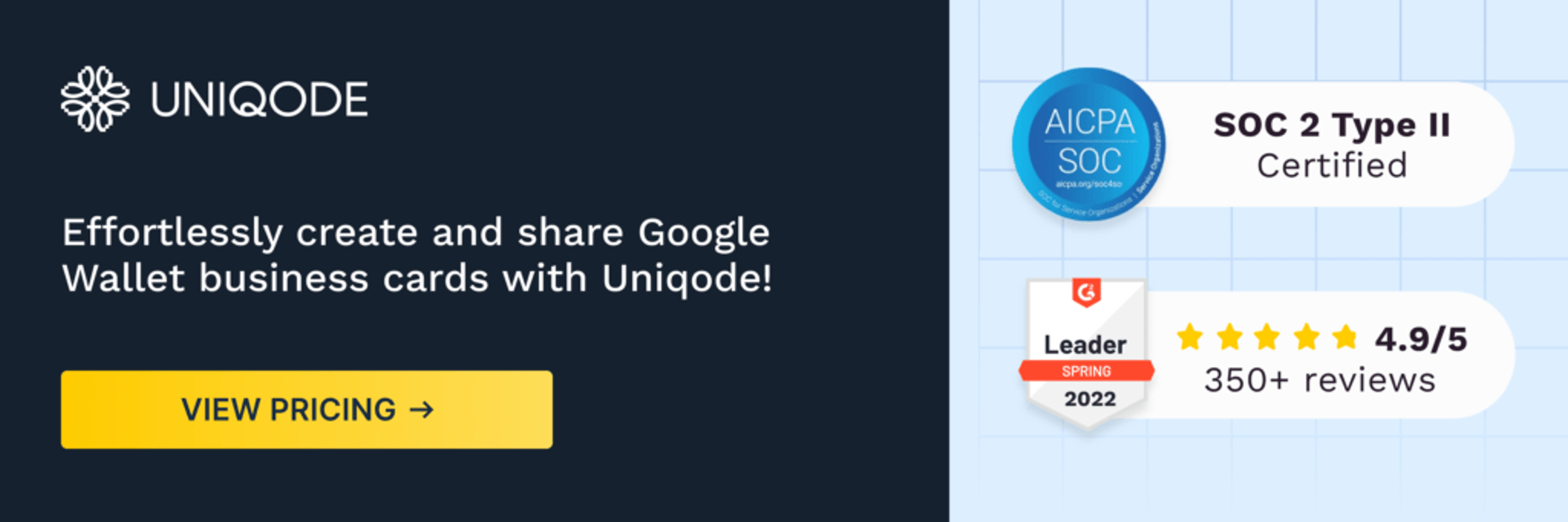 Create and share Google Wallet business cards 