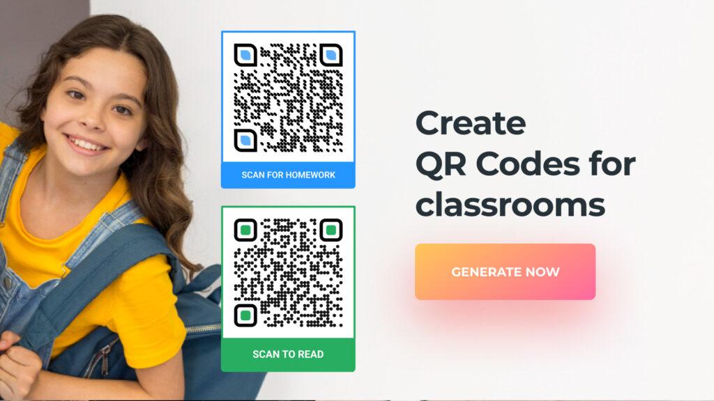 Create QR Codes for classrooms with Uniqode