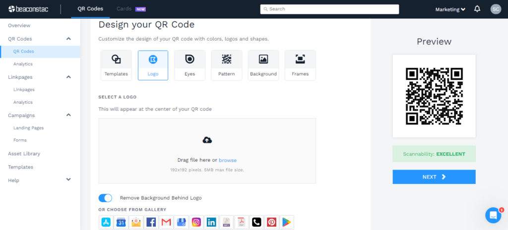 customization templates for QR Code sign in sheet