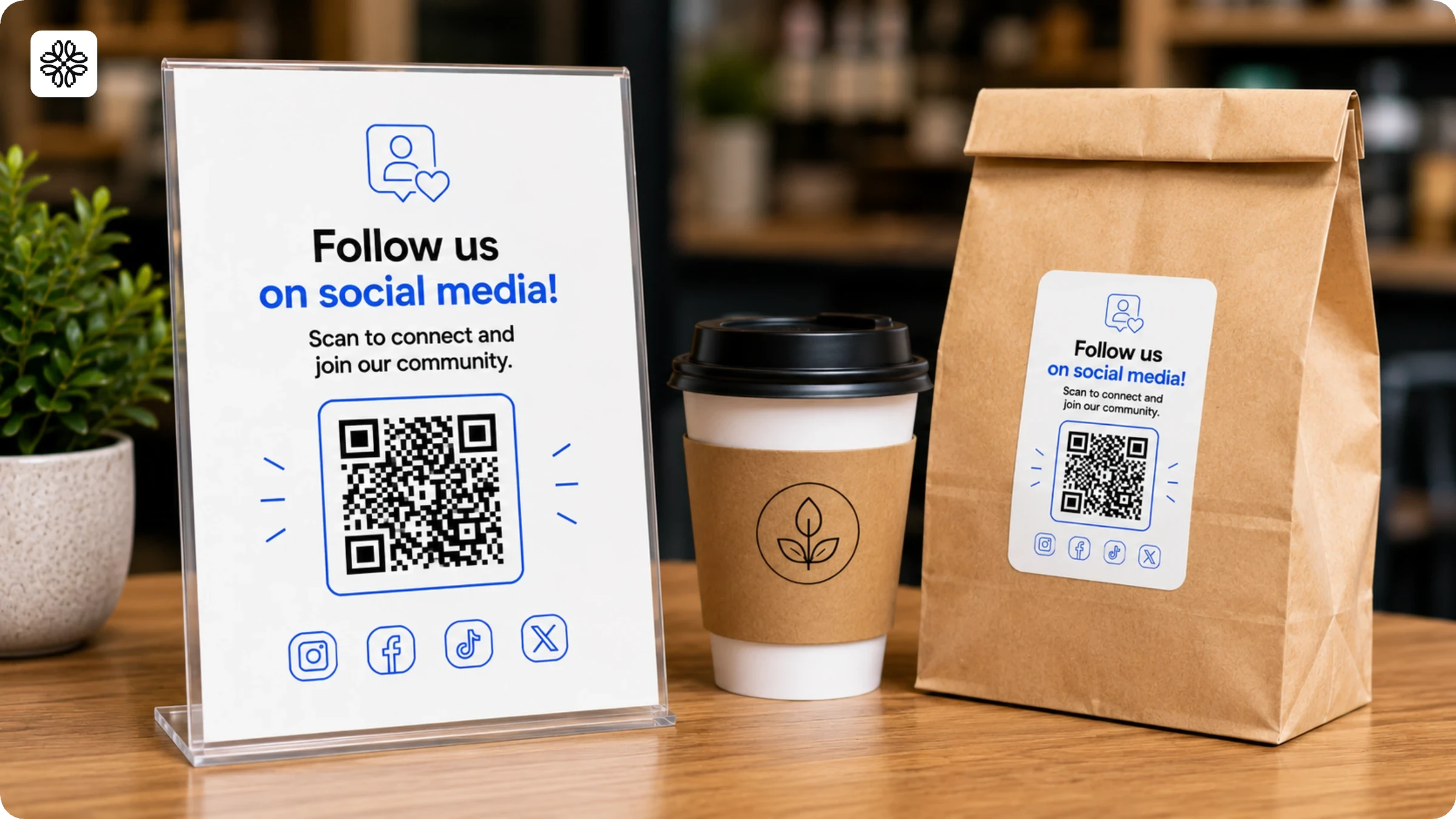 QR Code social media