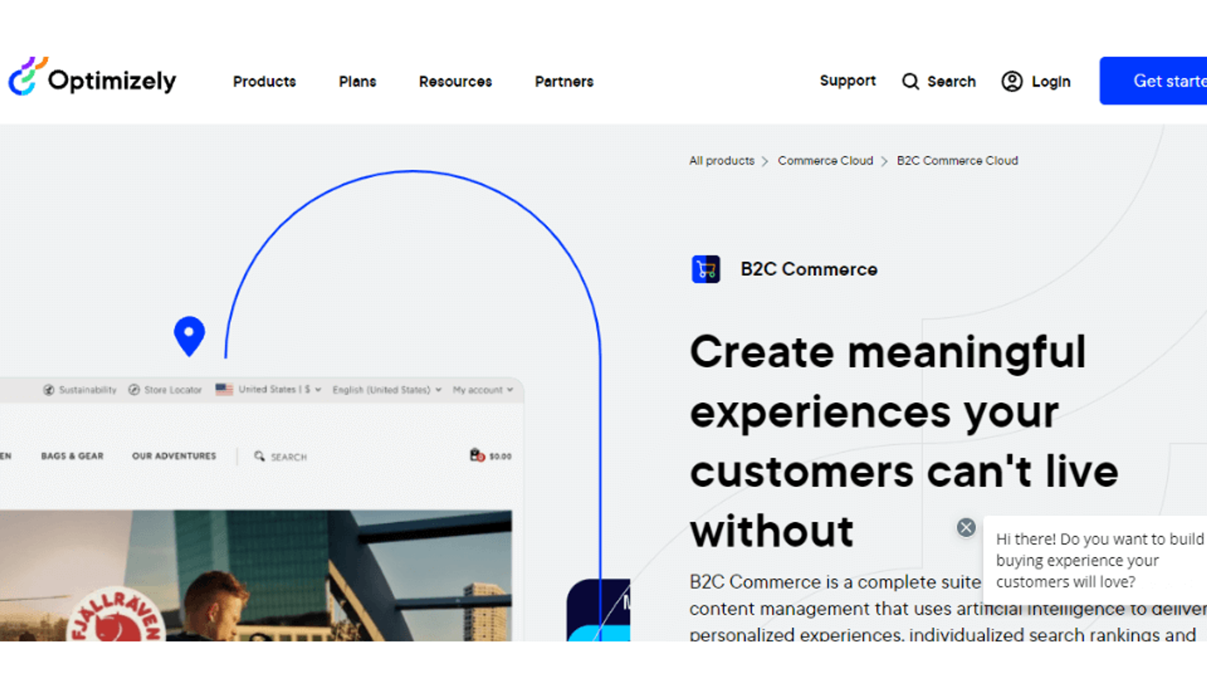 B2C Commerce by Optimizely is an AI based post purchase tool
