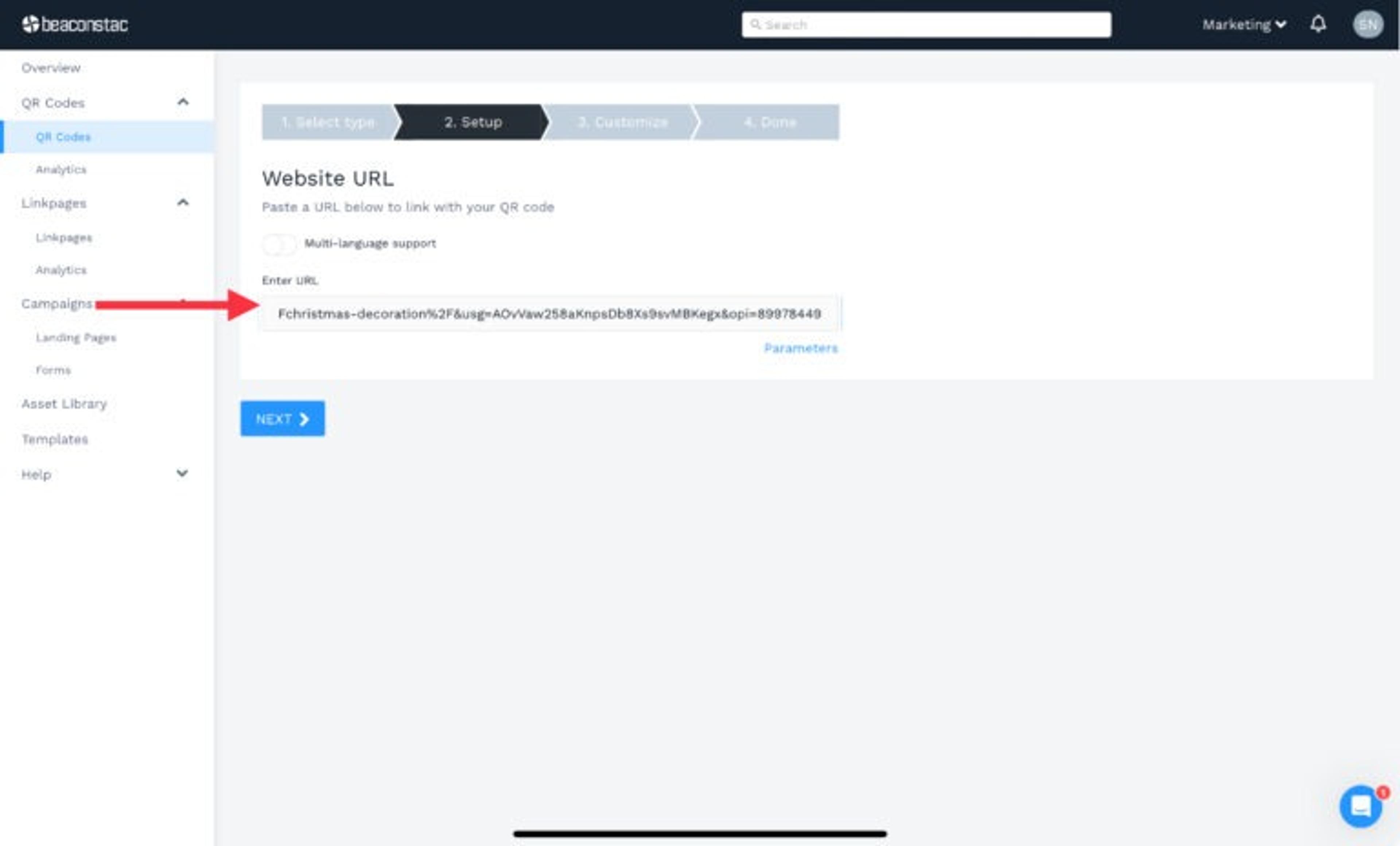 Insert your website URL