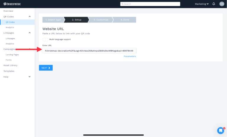 Insert your website URL