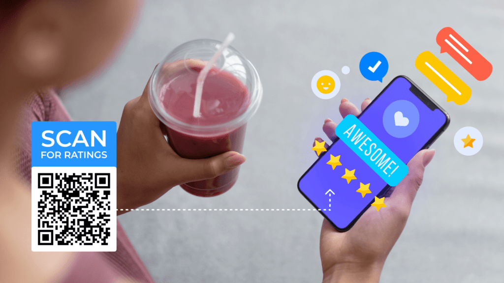 Ratings and feedback QR Codes