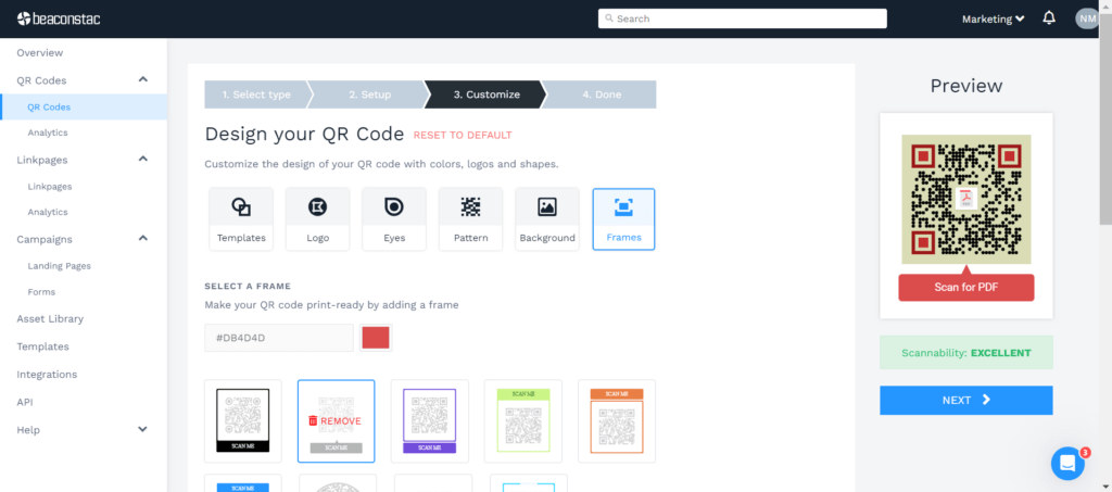 Customize your PDF QR Code
