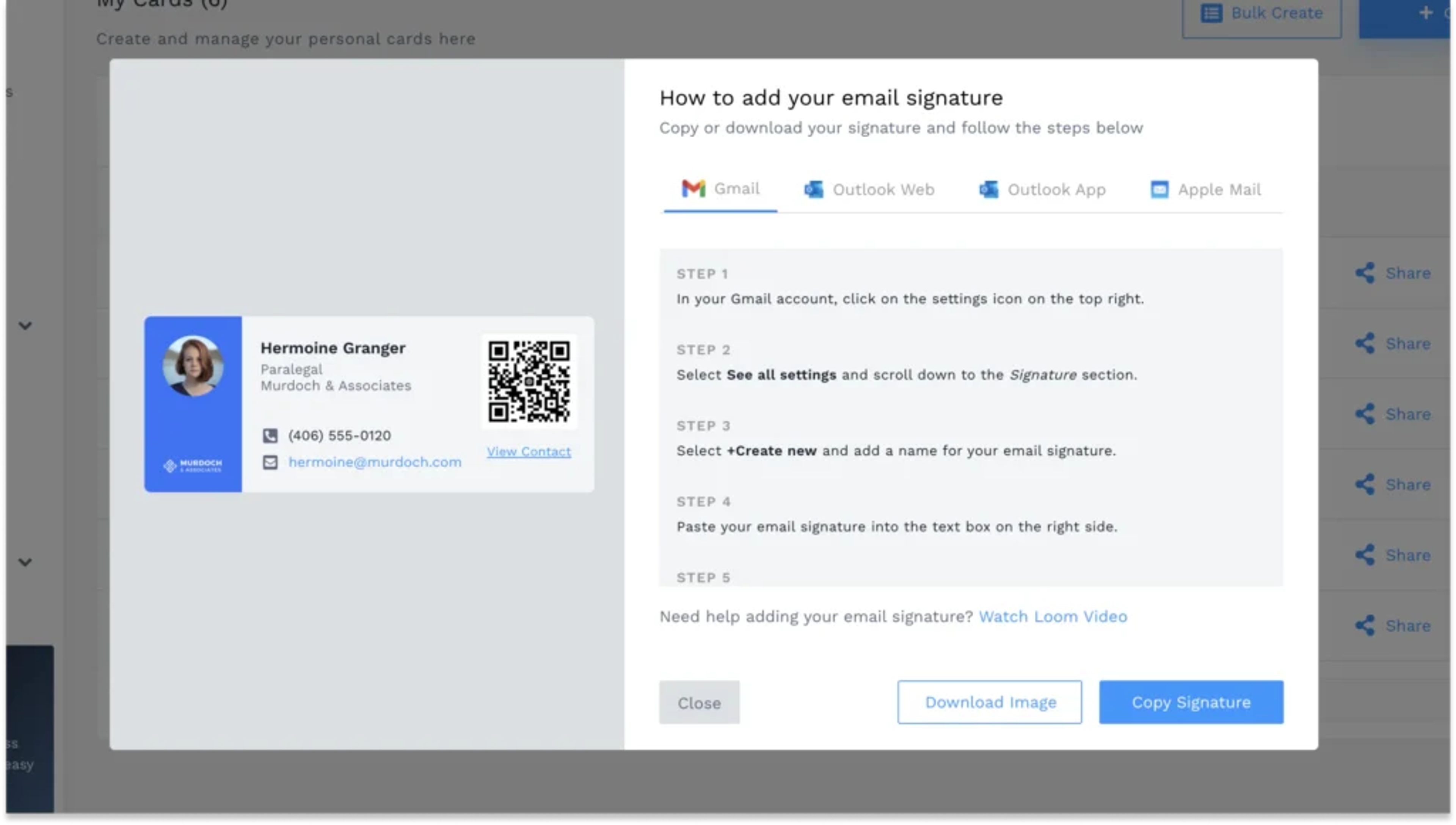 Add the email signature to your preferred email client