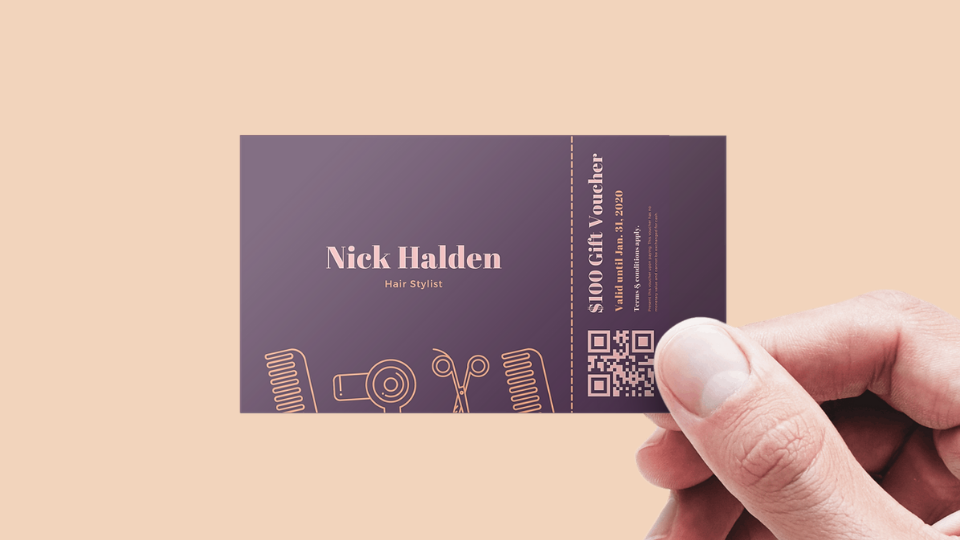 Provide deals & offers with business cards with QR Codes