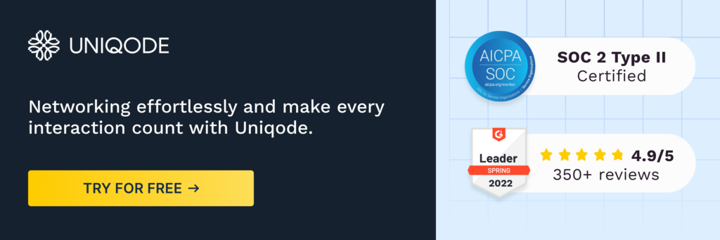 Network effortlessly with Uniqode
