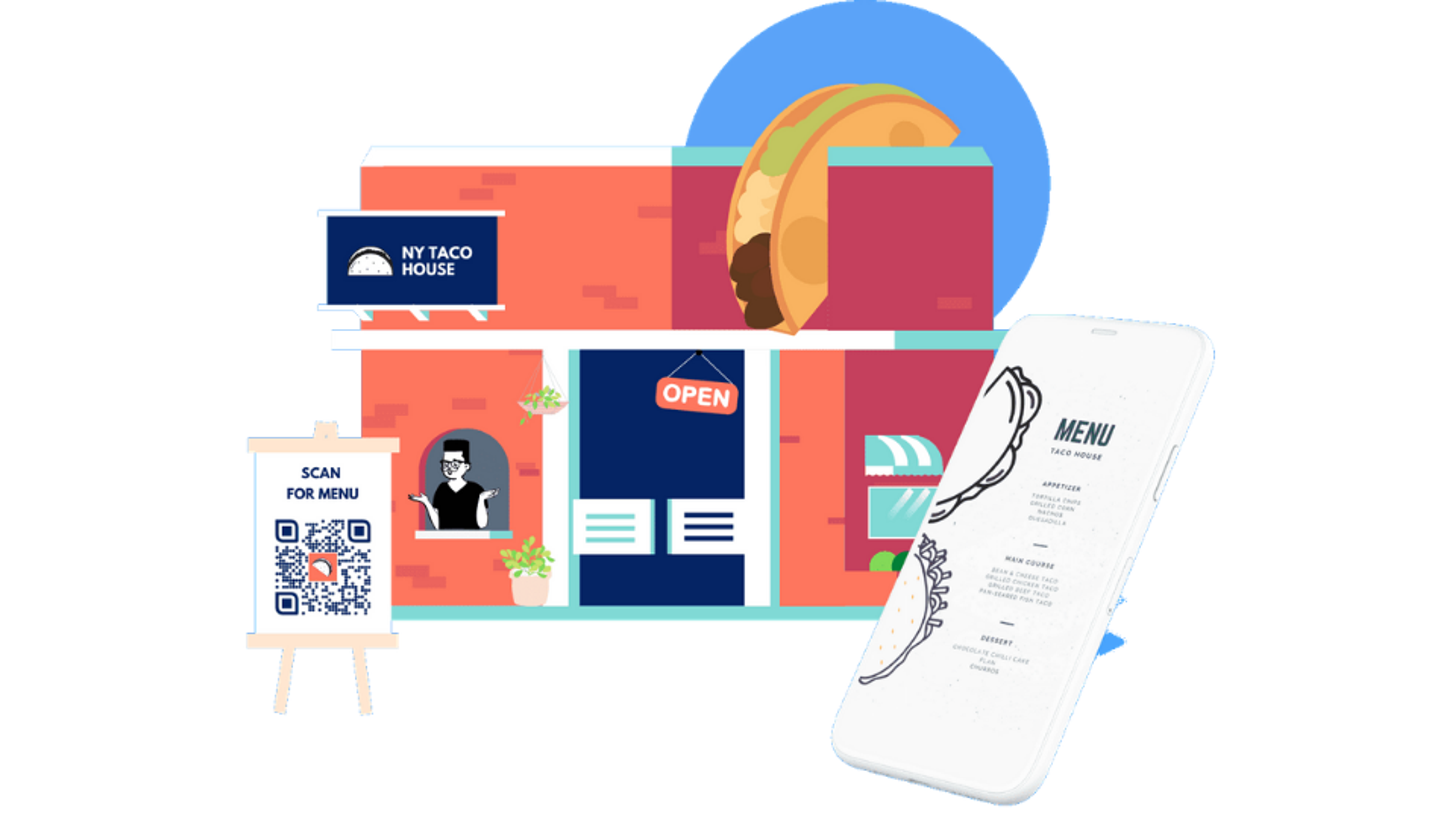 QR Code menu in Australia