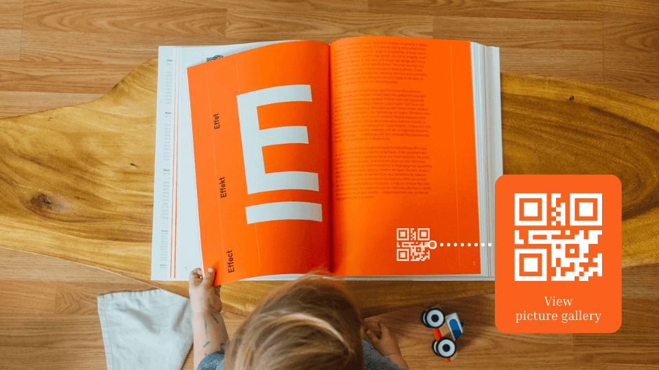 Use a video or image QR Code to share multimedia content