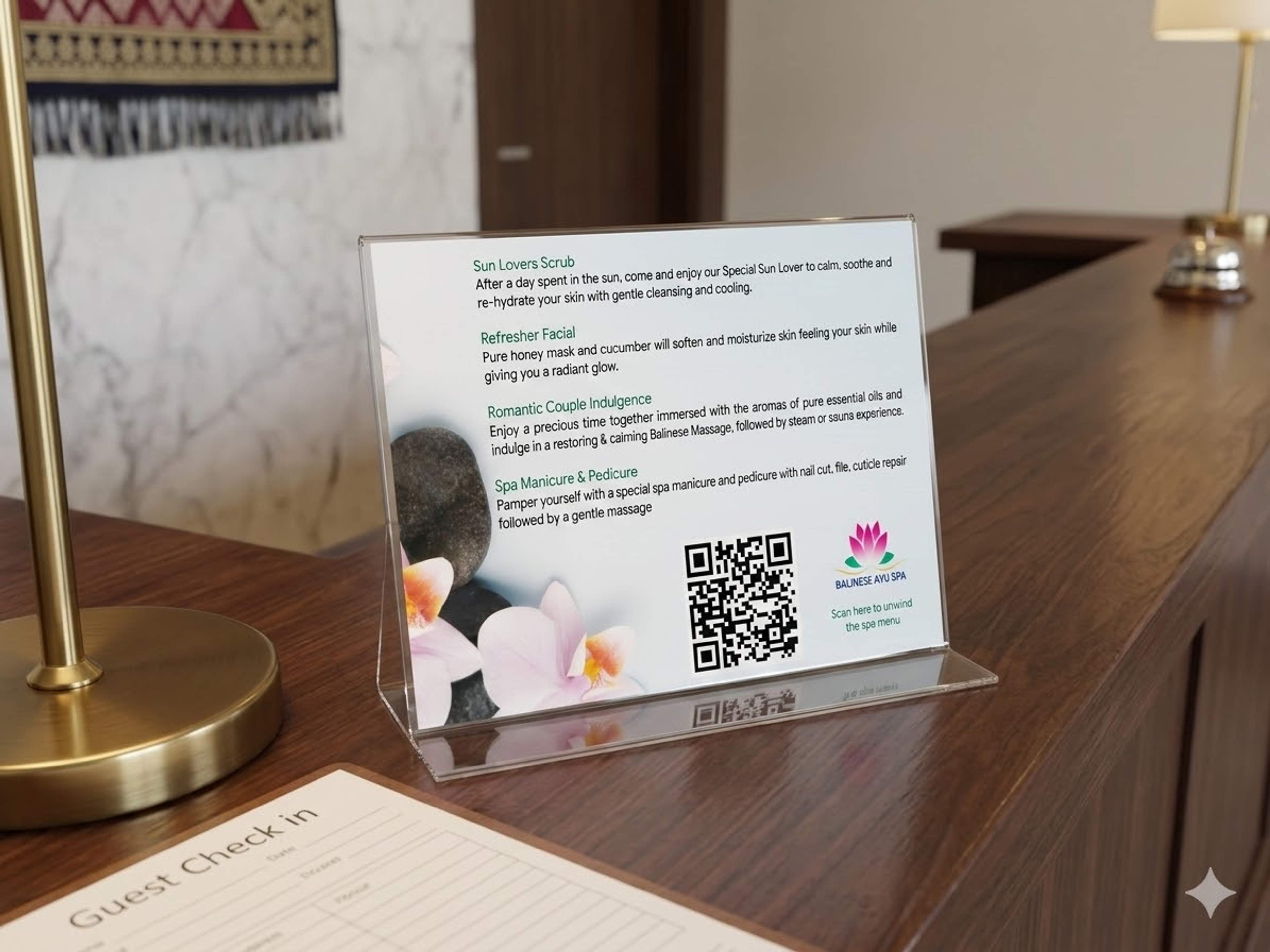 QR Code hospitality 