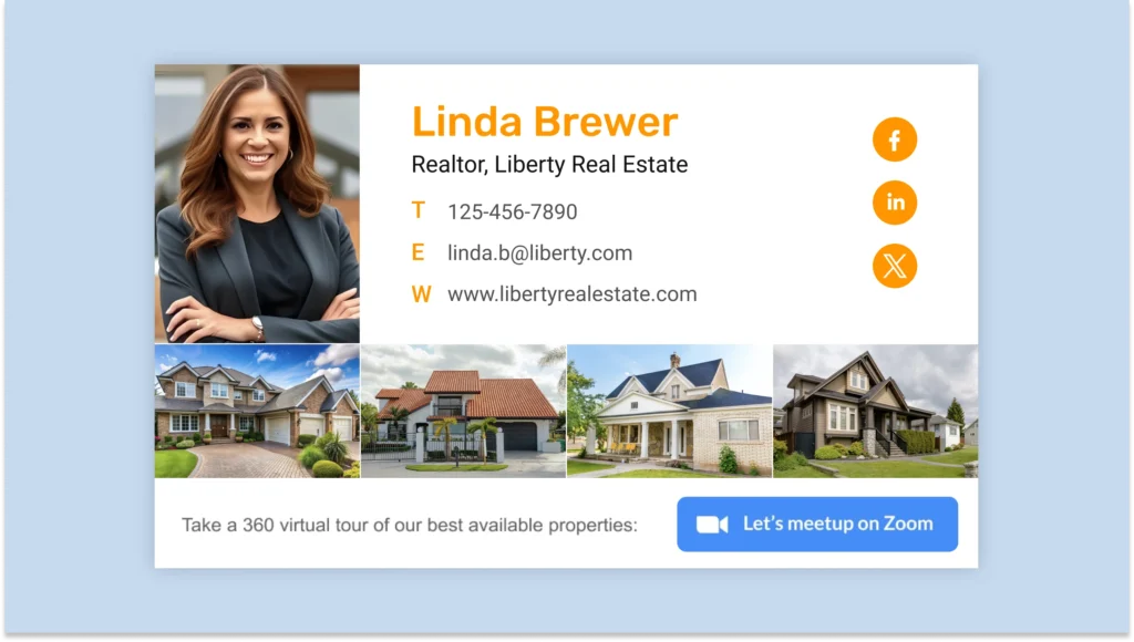 Feature your listings in your email signature
