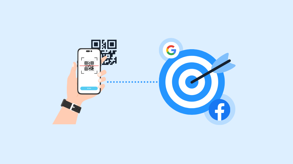 Retarget customers using QR Codes.