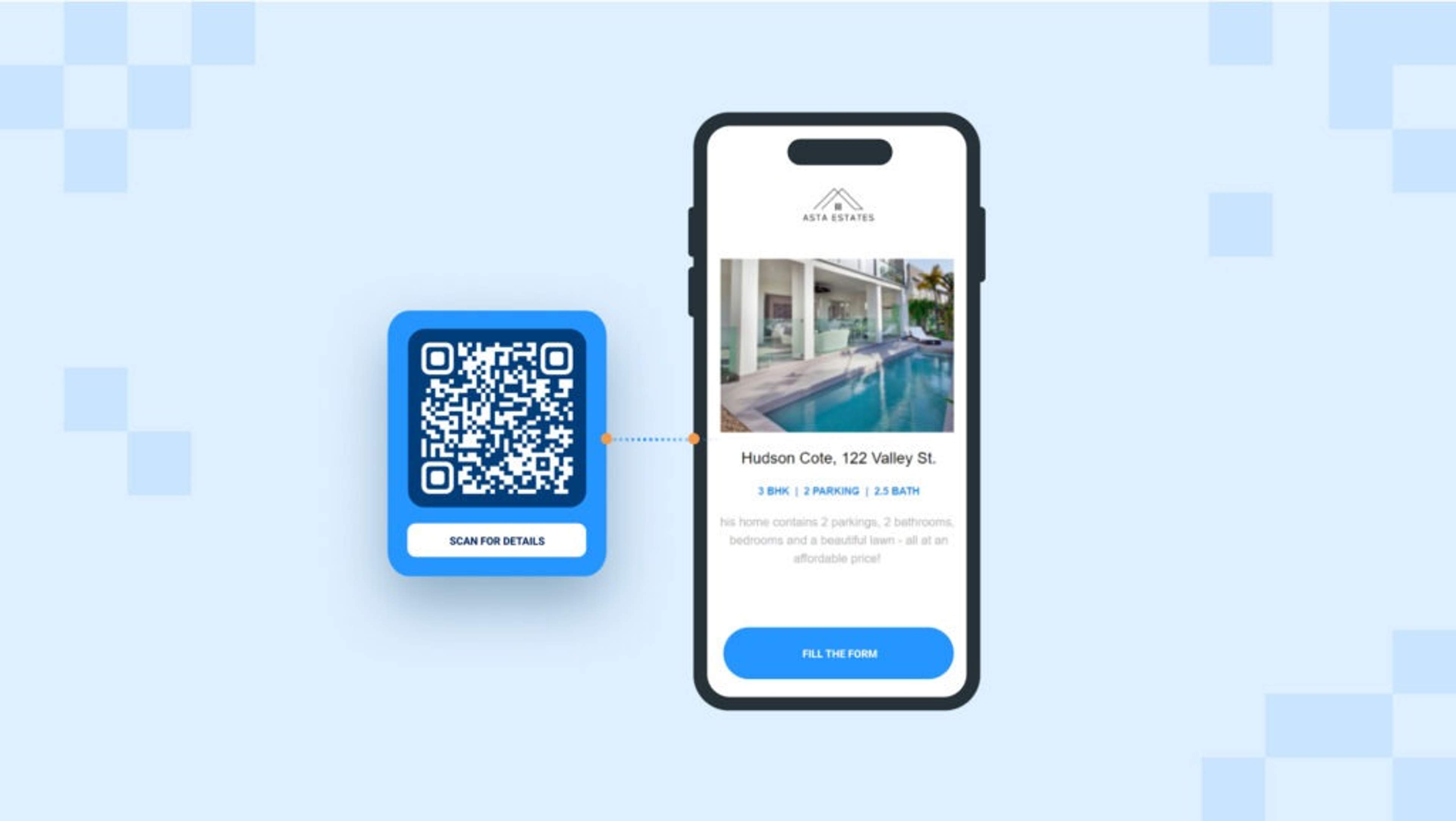 Share your landing page as a QR Code