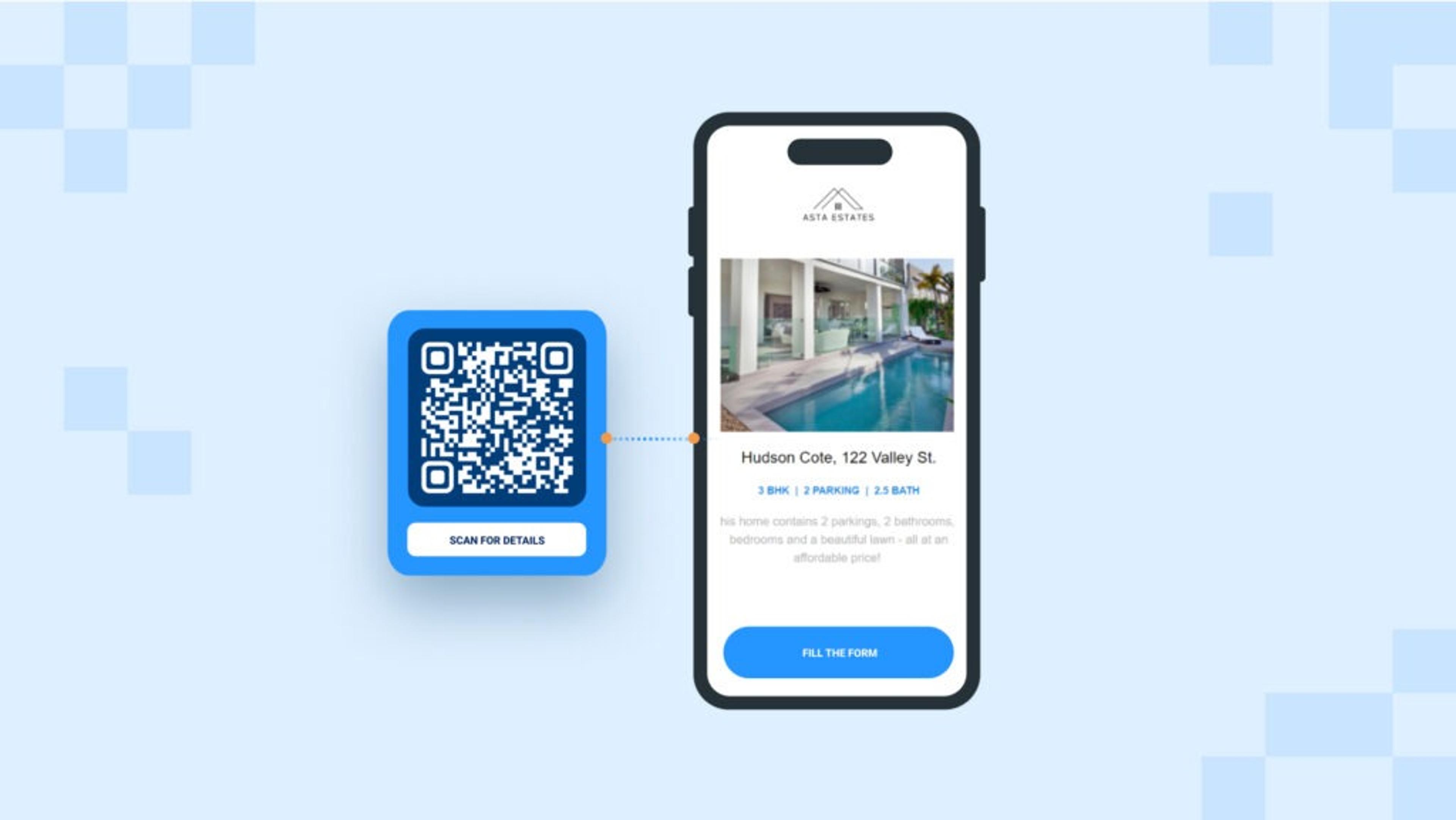 Share your landing page as a QR Code