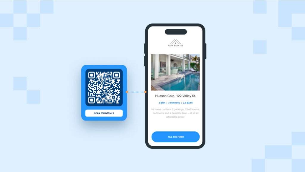 Share your landing page as a QR Code