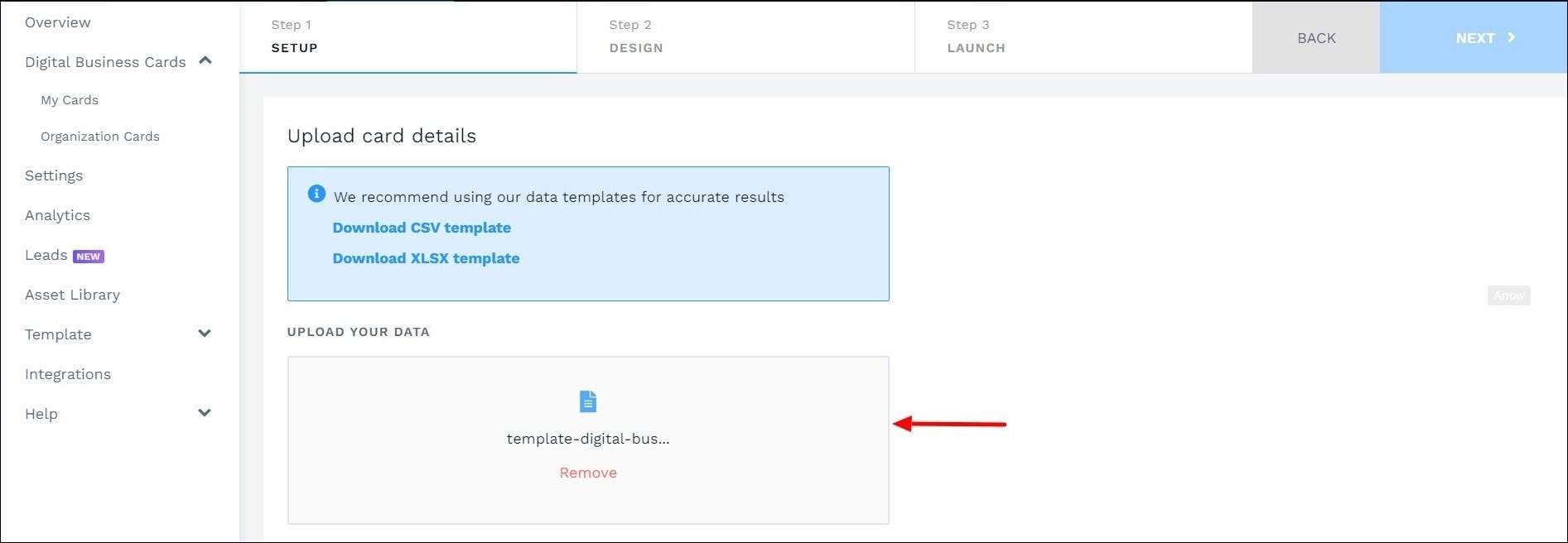 Populate-the-template
