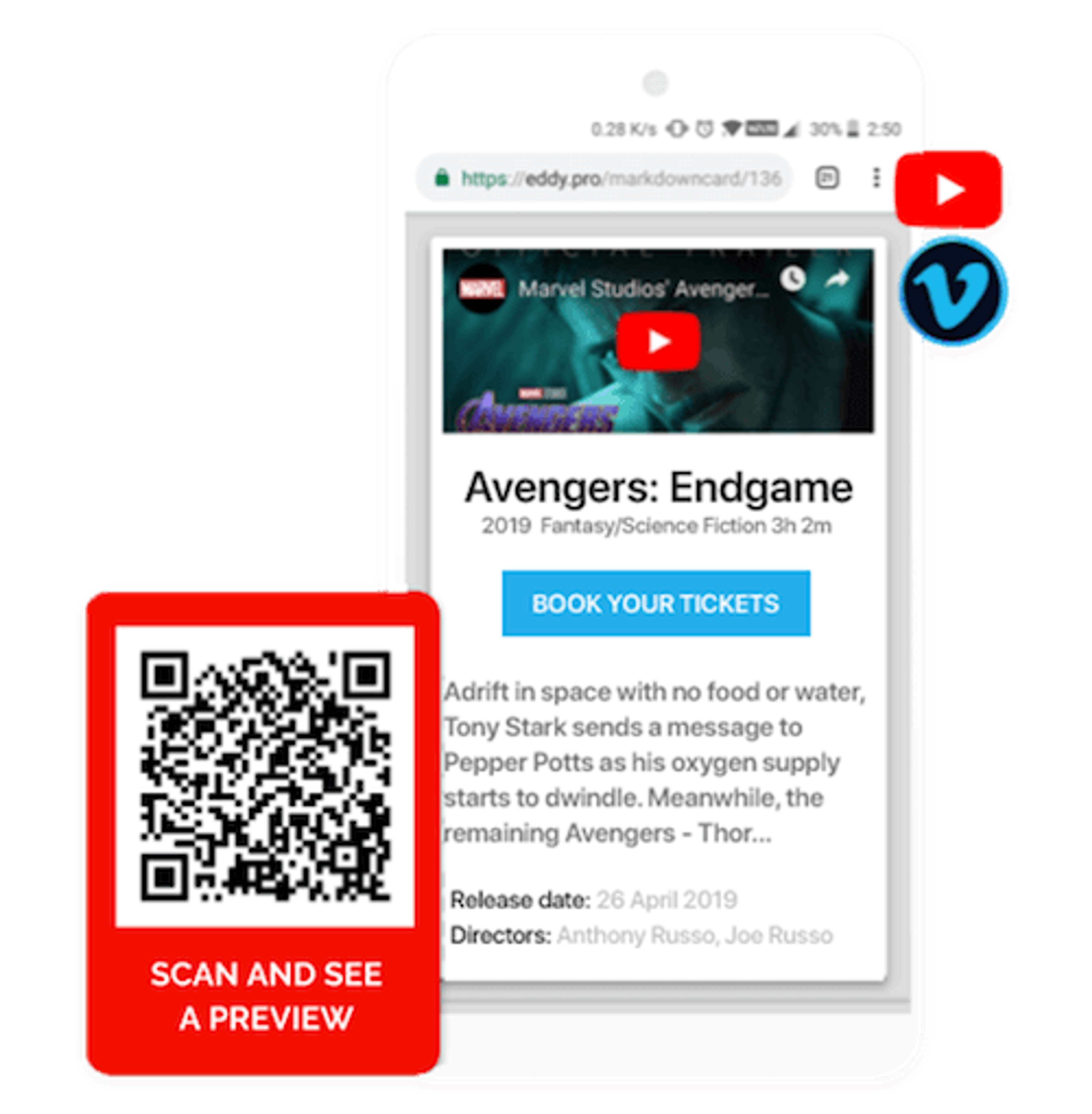video QR code marketing