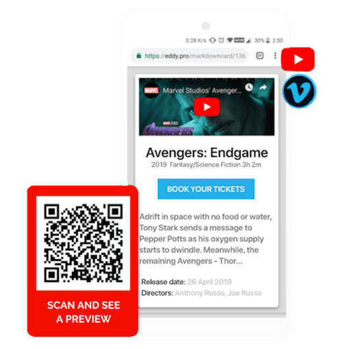 video QR code marketing
